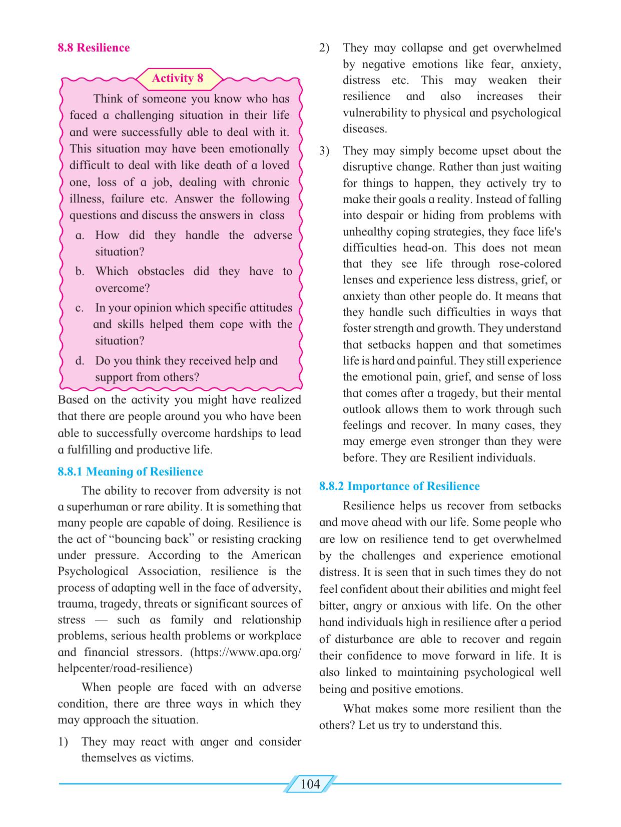 Maharashtra Board Class 12 Psychology Textbook - Page 114