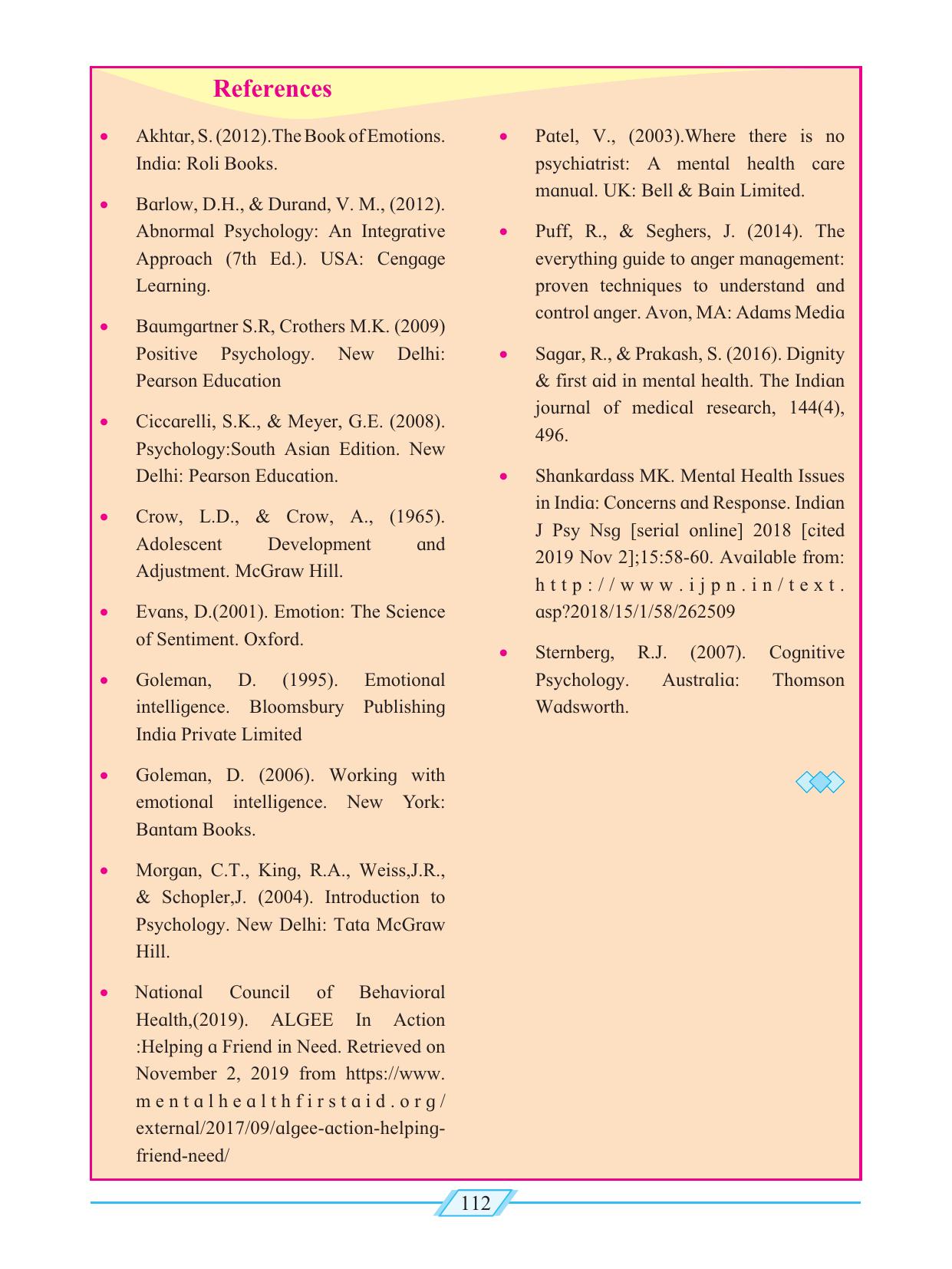 Maharashtra Board Class 12 Psychology Textbook - Page 122
