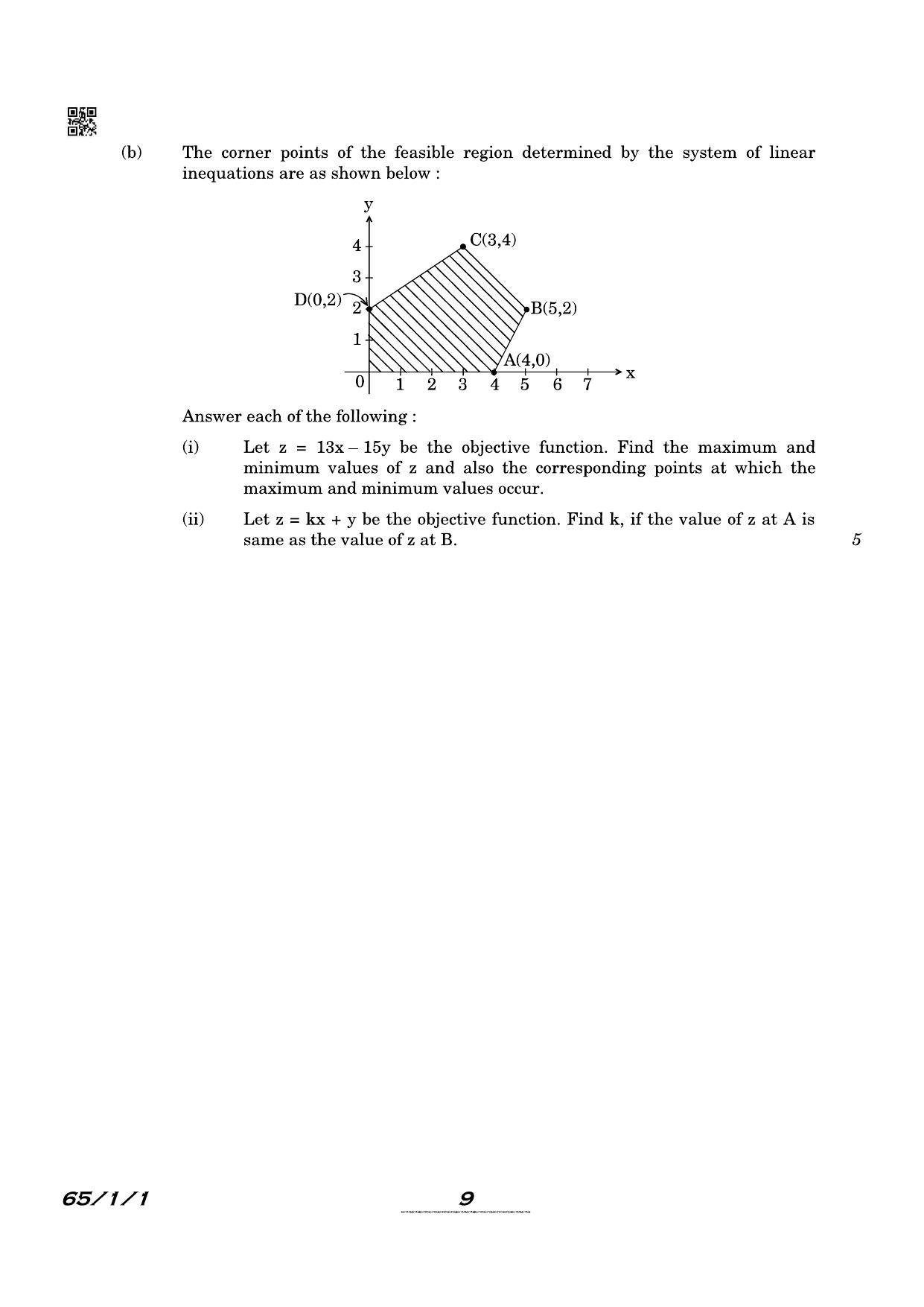 CBSE Class 12 QP_041_Mathematics 2021 Compartment Question Paper - Page 9