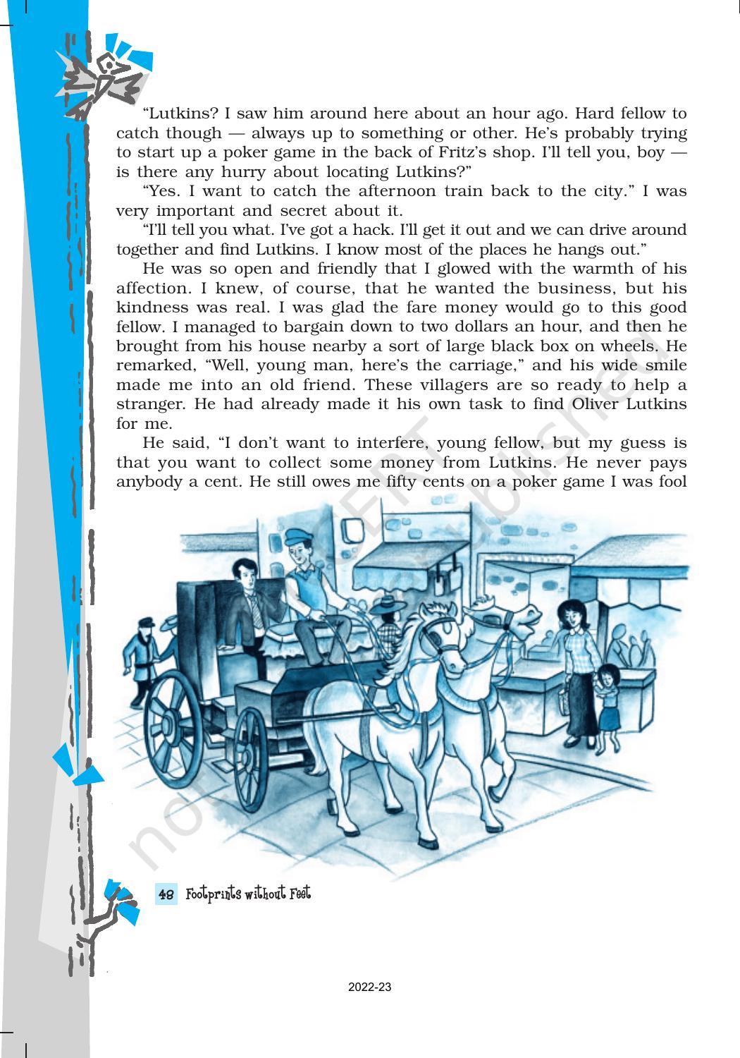 NCERT Book for Class 10 English Footprints Without Feet Chapter 8 The Hack Driver - Page 2