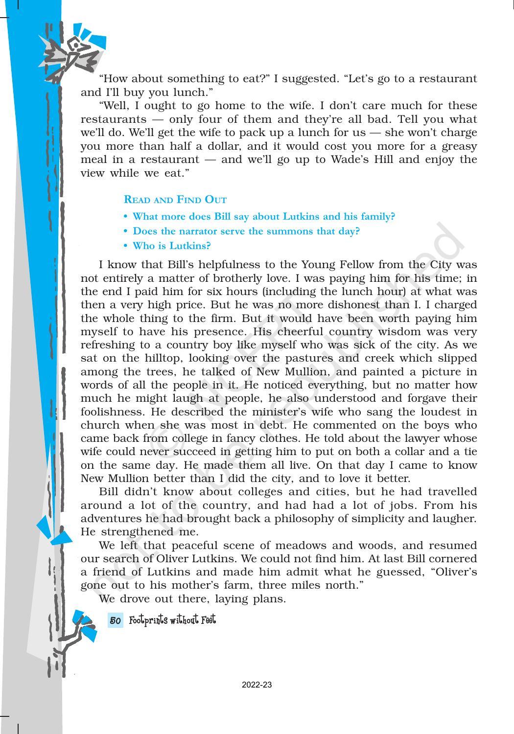 NCERT Book for Class 10 English Footprints Without Feet Chapter 8 The Hack Driver - Page 4