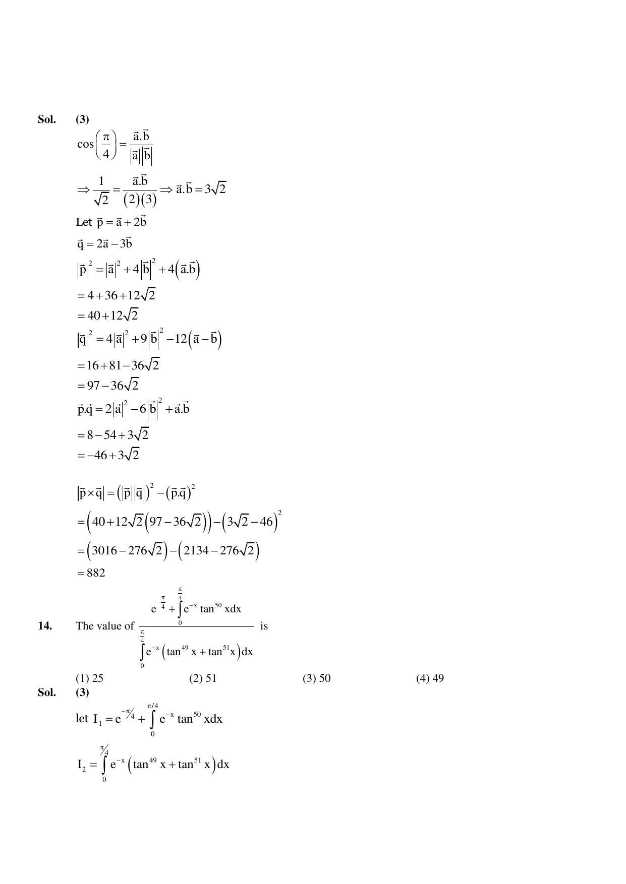 JEE Mains 2023: 13th April 2023 Shift-2 (Evening) Question Paper With Solution (April, Session-2) - Page 9