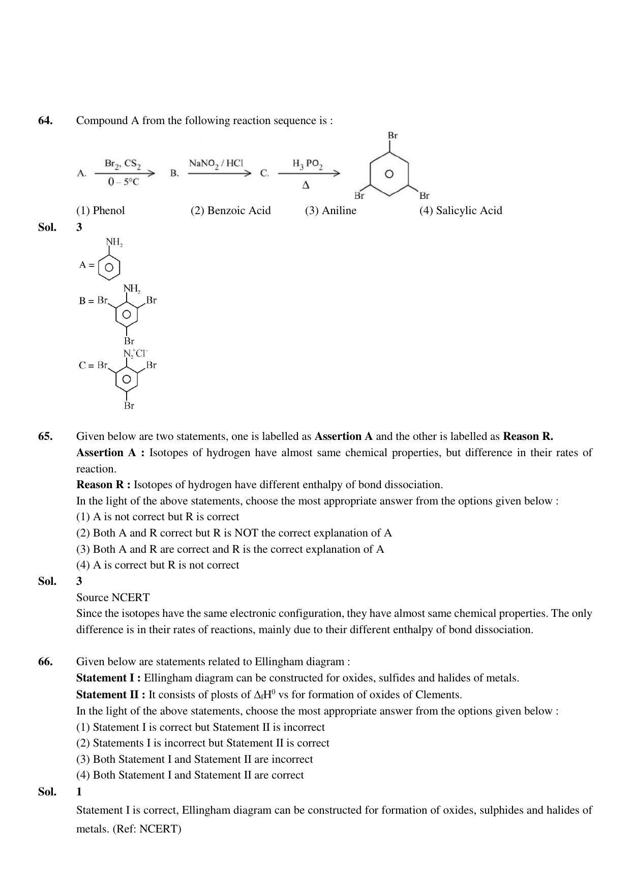 JEE Mains 2023: 13th April 2023 Shift-2 (Evening) Question Paper With Solution (April, Session-2) - Page 30