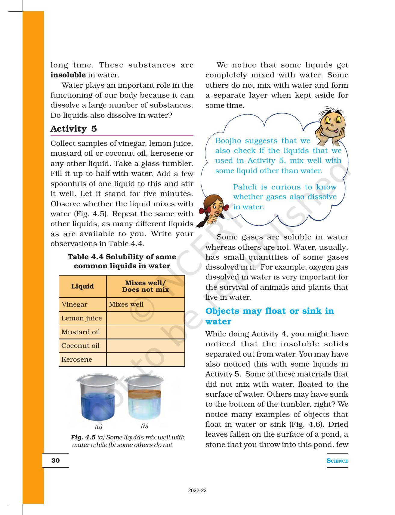 Ncert Book For Class 6 Science Chapter 4 Sorting Materials And Groups
