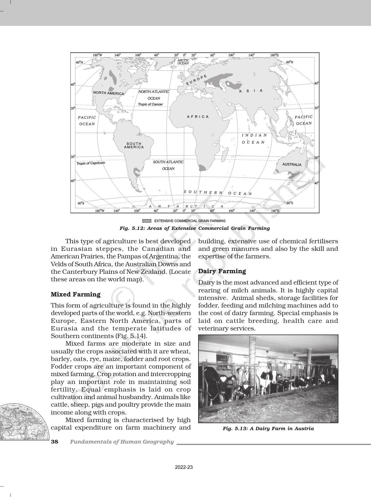 NCERT Book for Class 12 Geography (Part-1) Chapter 5 Primary Activities - Page 8