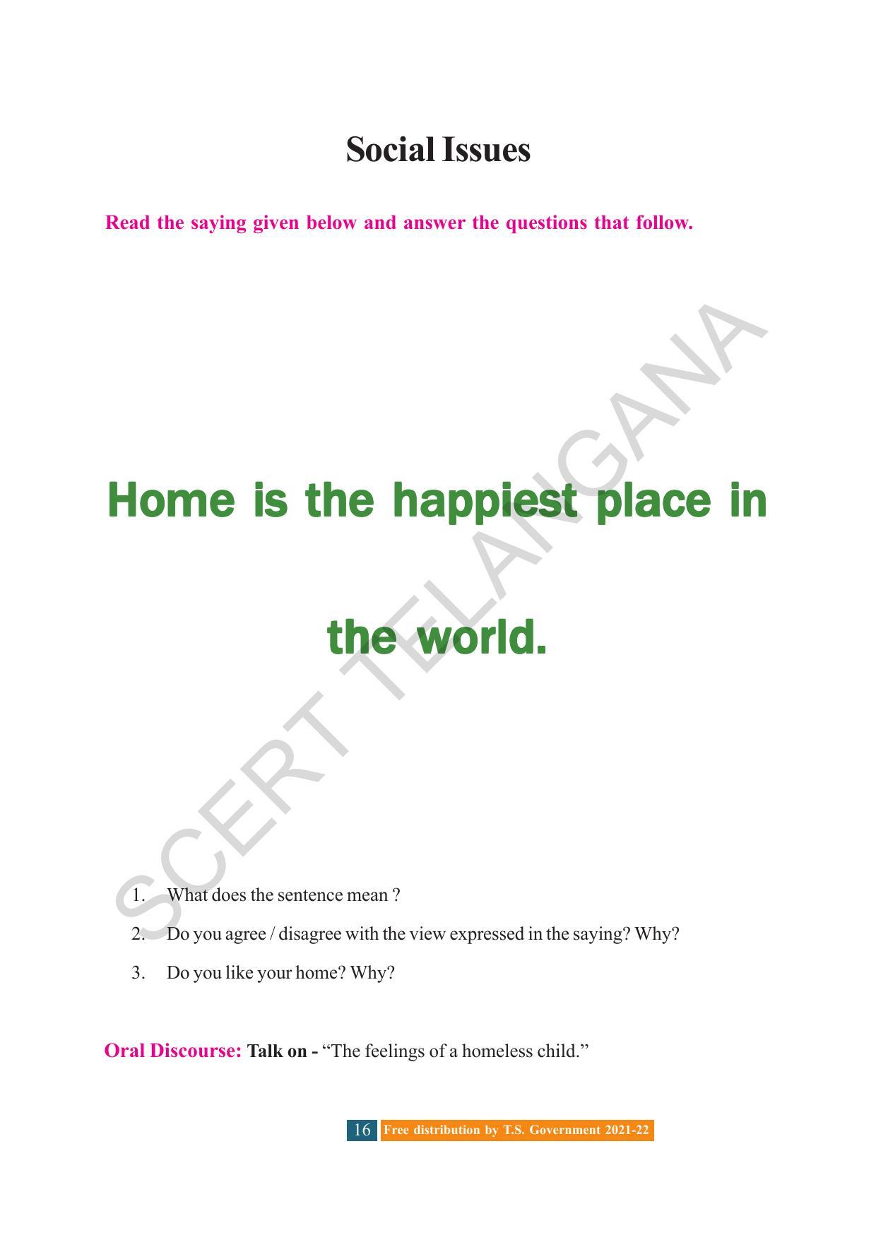 TS SCERT Class 8 English (English Medium) Text Book - Page 26