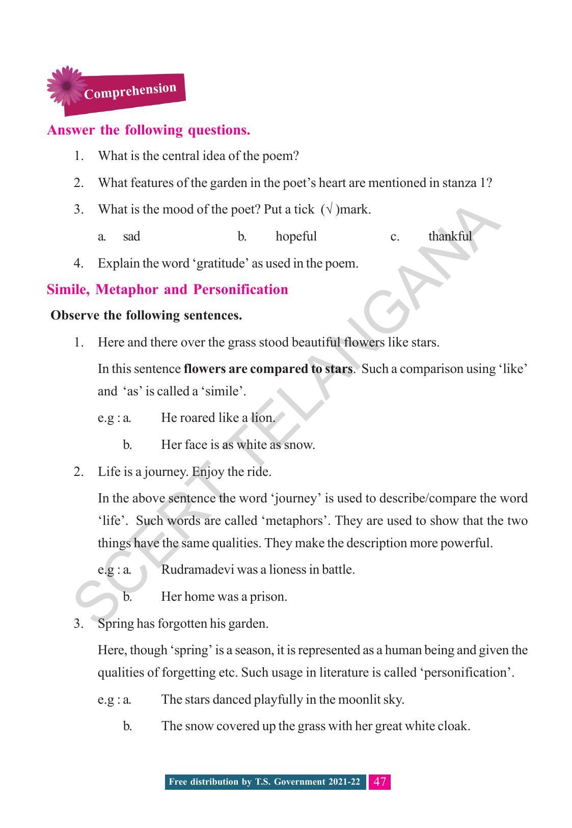 TS SCERT Class 8 English (English Medium) Text Book - Page 57