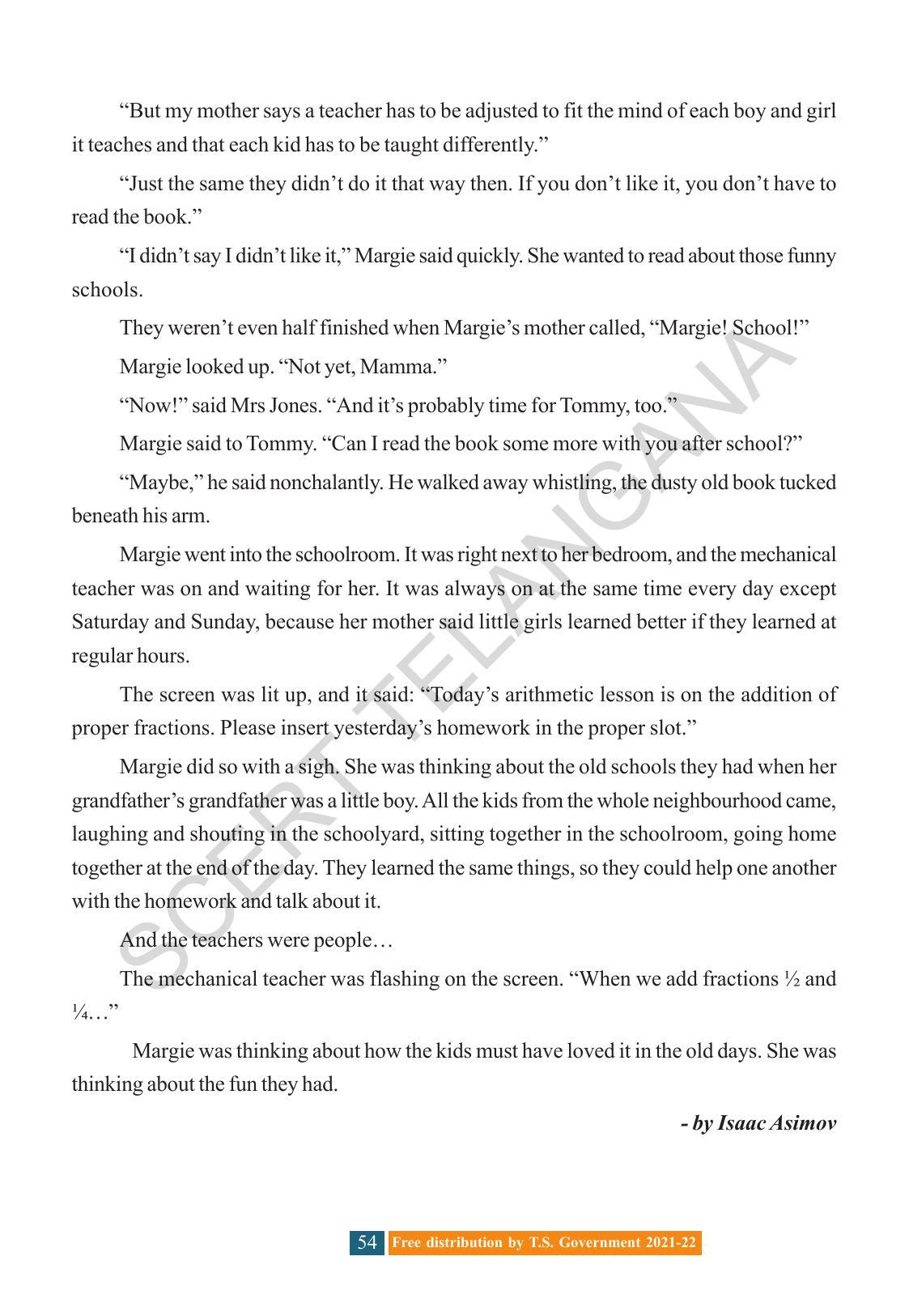 TS SCERT Class 8 English (English Medium) Text Book - Page 64