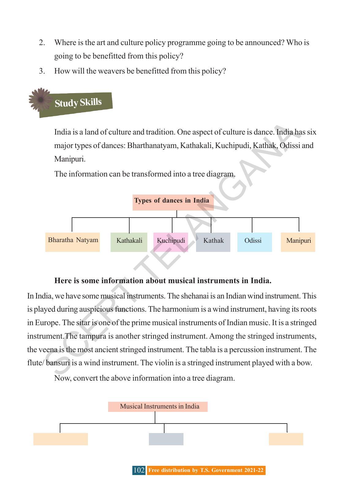TS SCERT Class 8 English (English Medium) Text Book - Page 112