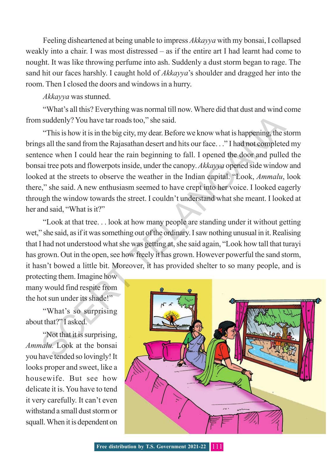 TS SCERT Class 8 English (English Medium) Text Book - Page 121