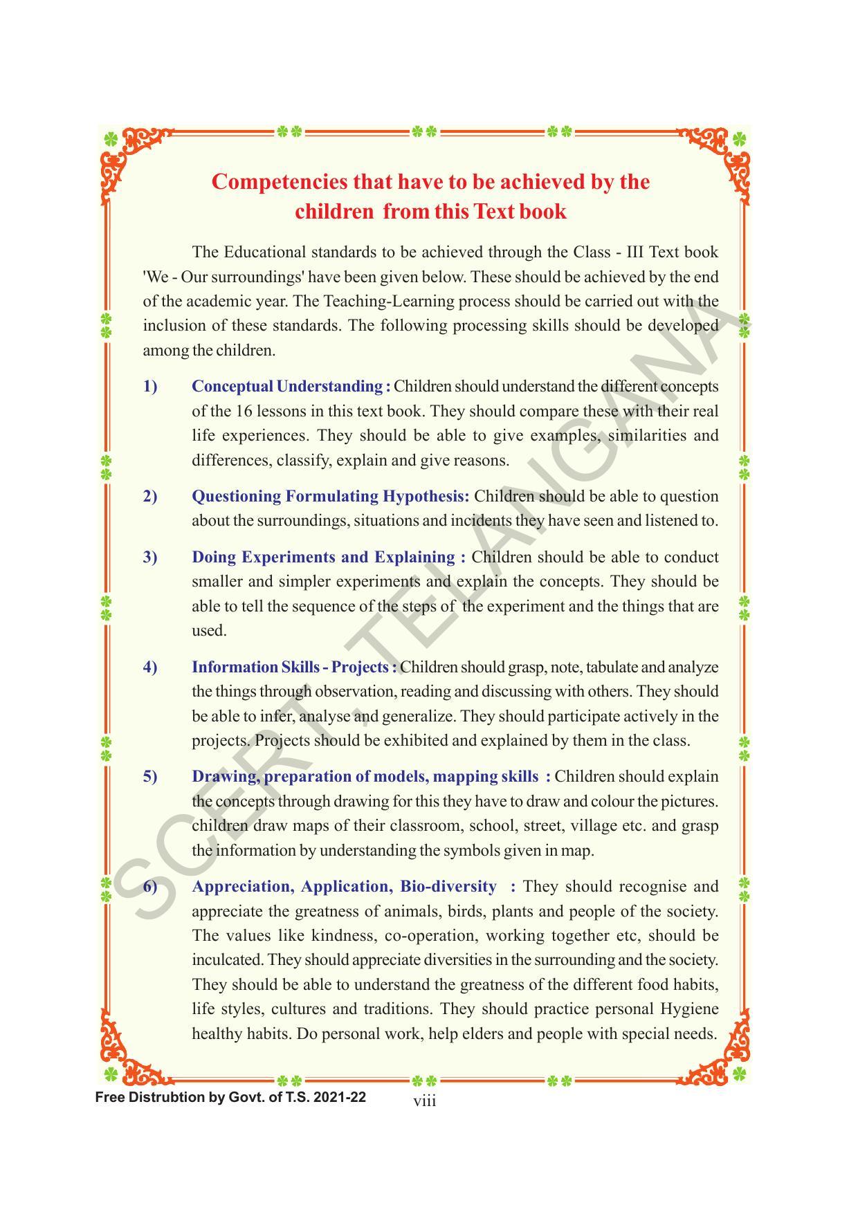 TS SCERT Class 3 Environmental Science (English Medium) Text Book - Page 10