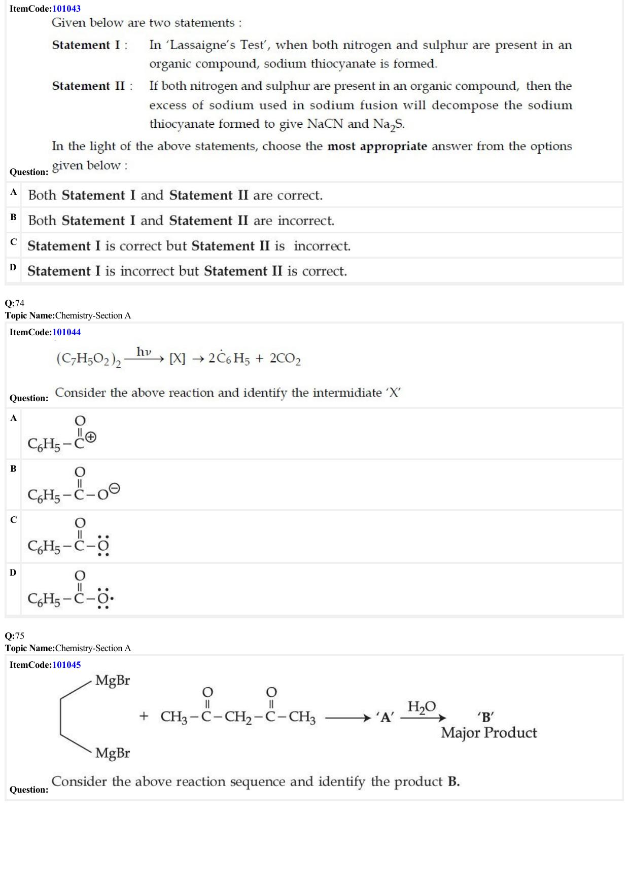 JEE Mains 2022: BTech English (Shift 1) 26-06-2022 Question Paper - Page 23