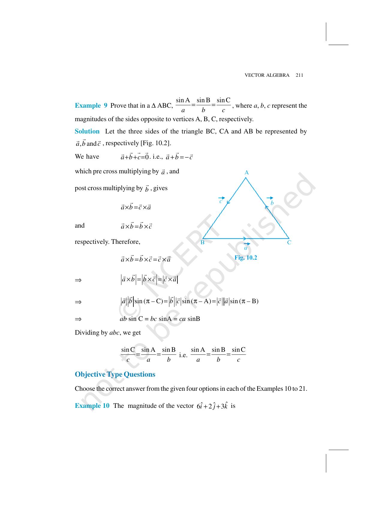 NCERT Exemplar Class 12: Mathematics Unit 10 (Vector Algebra) - Page 8
