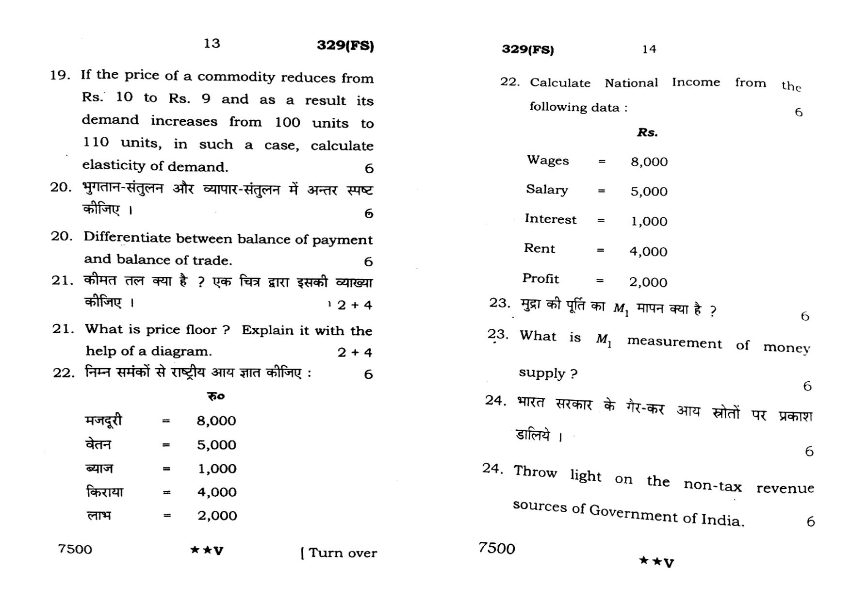 UP Board Previous Year Question Paper Class 12 Arthashastra 329 (FS) – 2022 - Page 7