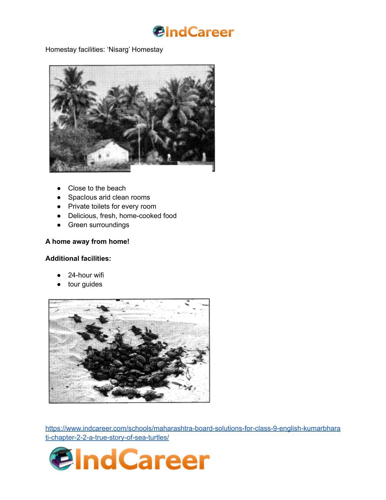 Maharashtra Board Solutions for Class 9- English Kumarbharati: Chapter 2.2- A True Story of Sea Turtles - Page 8