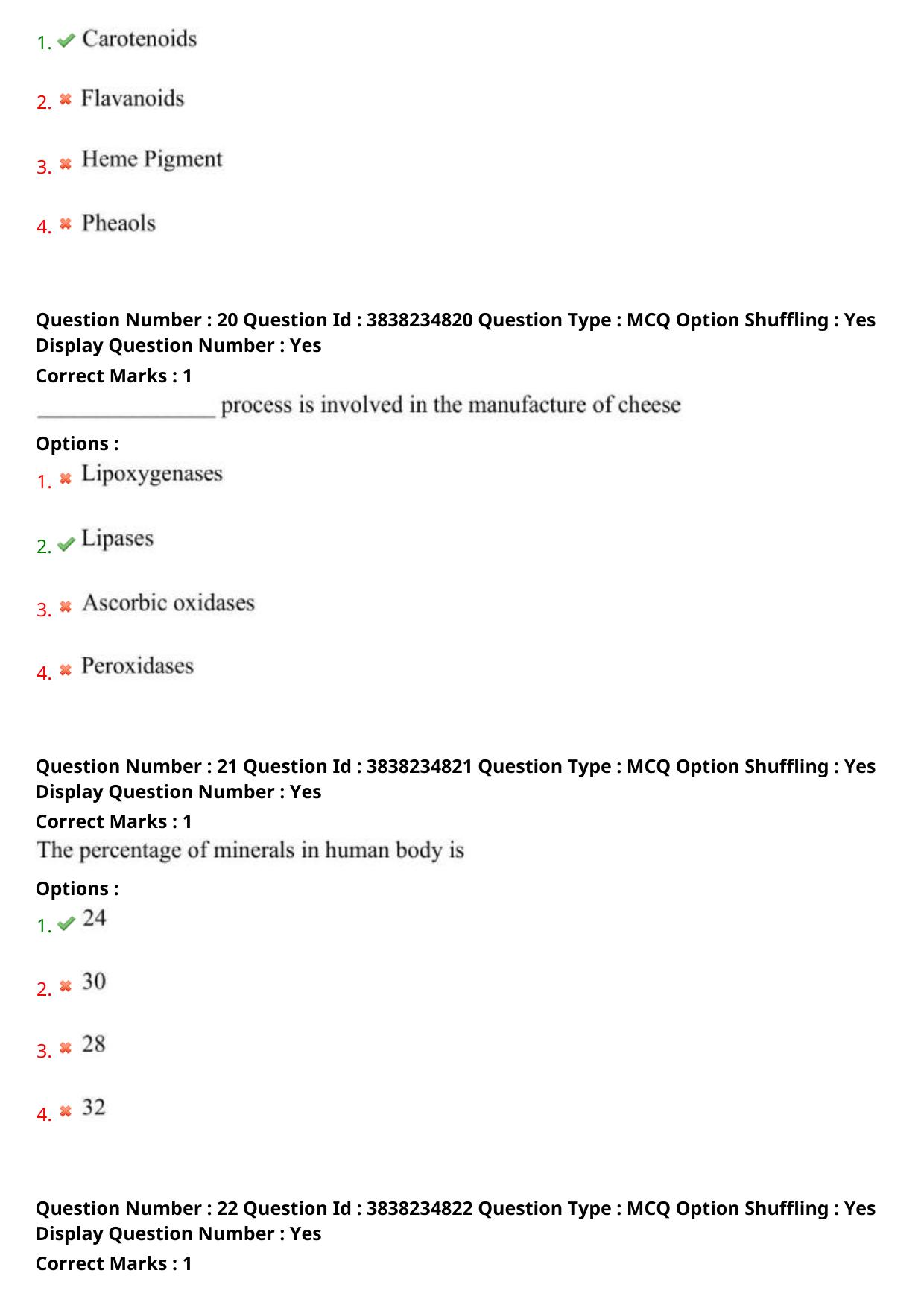 TS PGECET 2024: Food Technology Question Papers with Answer - Page 10