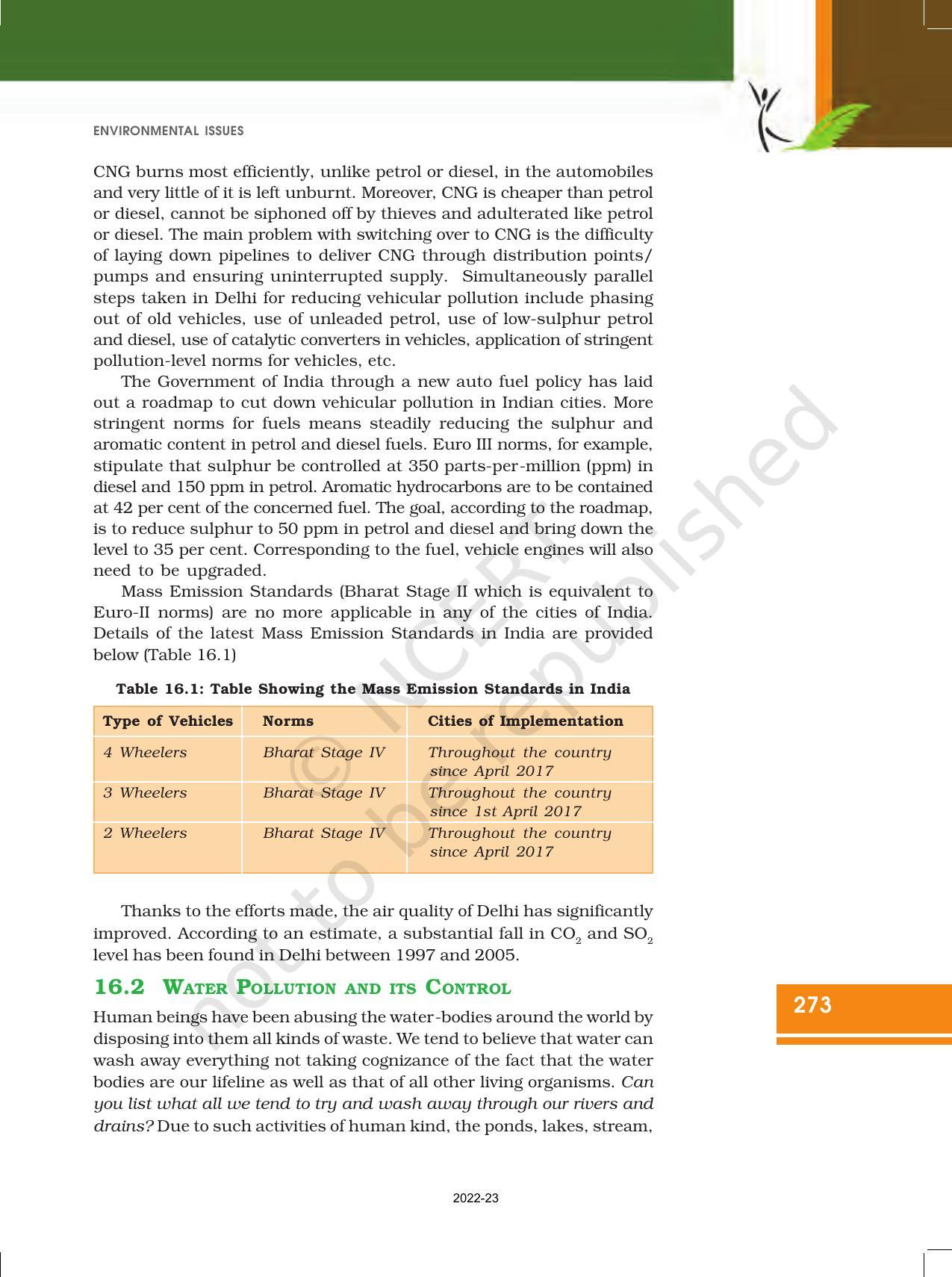 NCERT Book for Class 12 Biology Chapter 16 Environmental Issues - Page 4