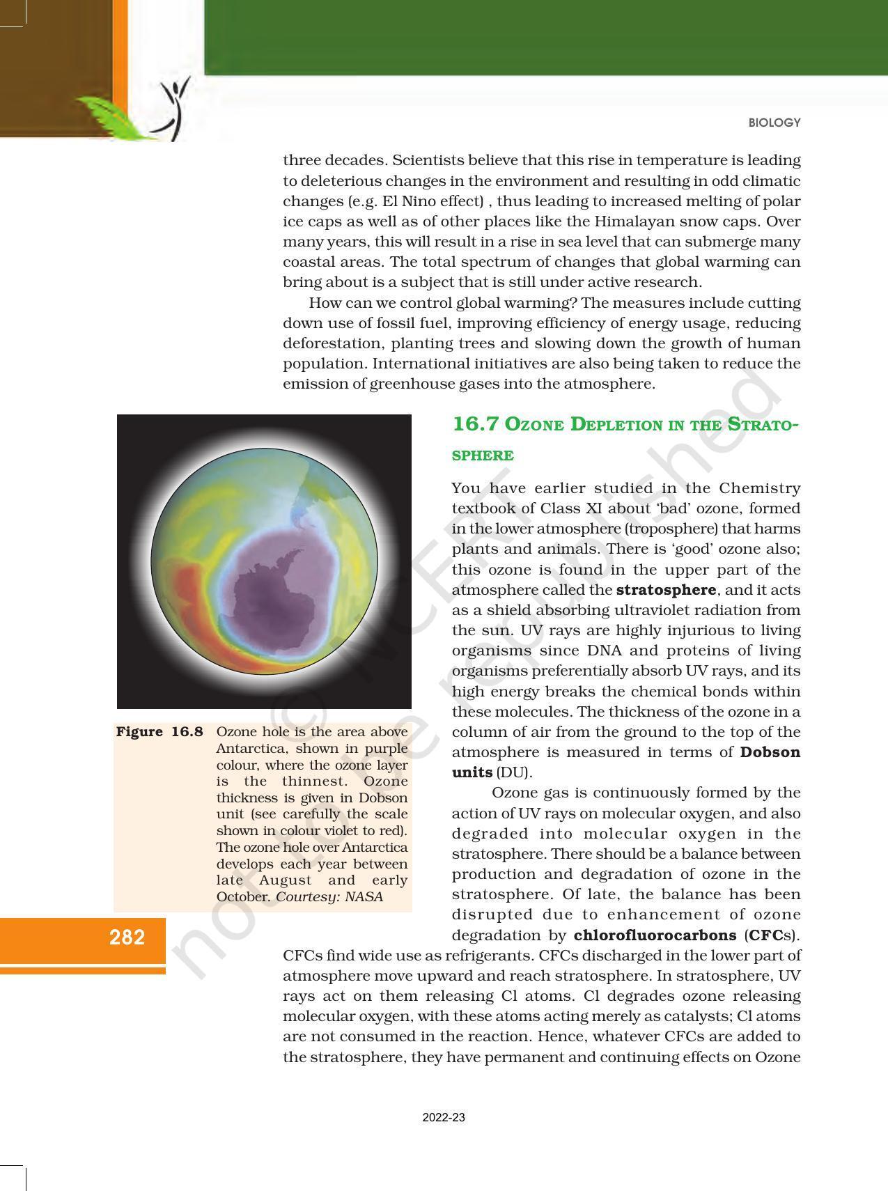 NCERT Book for Class 12 Biology Chapter 16 Environmental Issues - Page 13