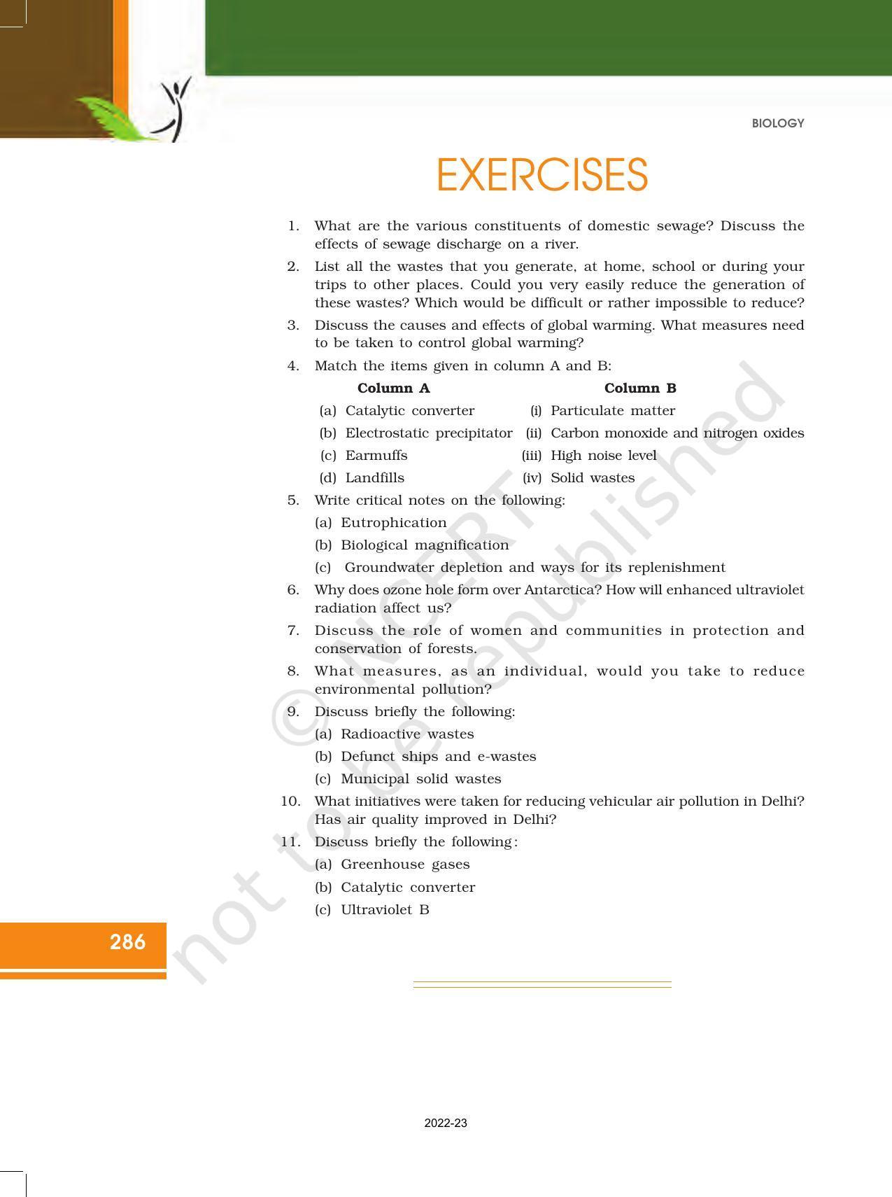 NCERT Book for Class 12 Biology Chapter 16 Environmental Issues - Page 17