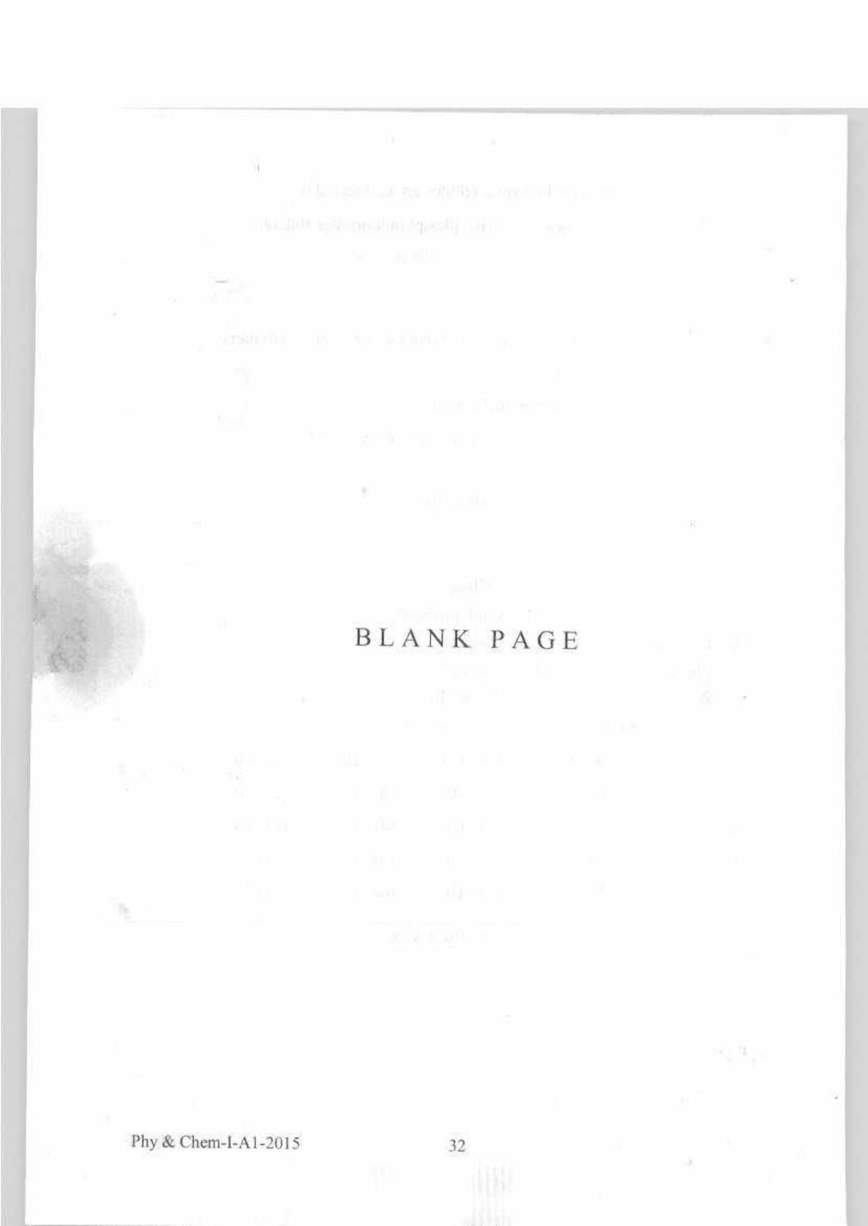 KEAM Paper I 2015 Question Paper - Page 32