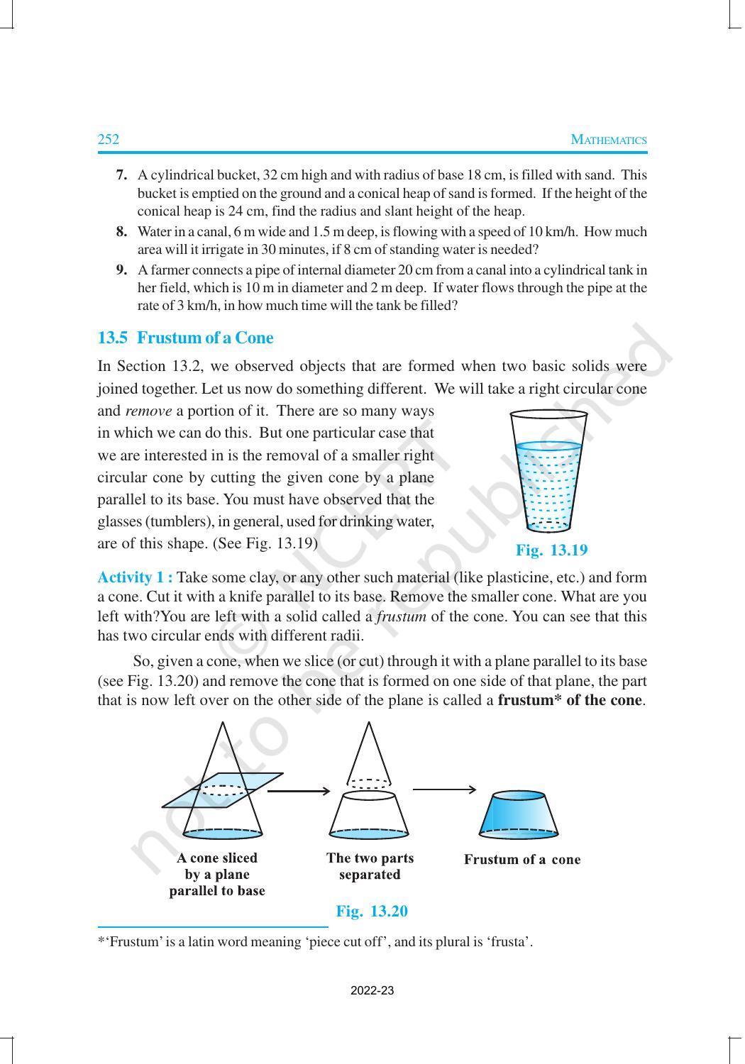 NCERT Book for Class 10 Maths Chapter 13 Surface Areas and Volumes - Page 14