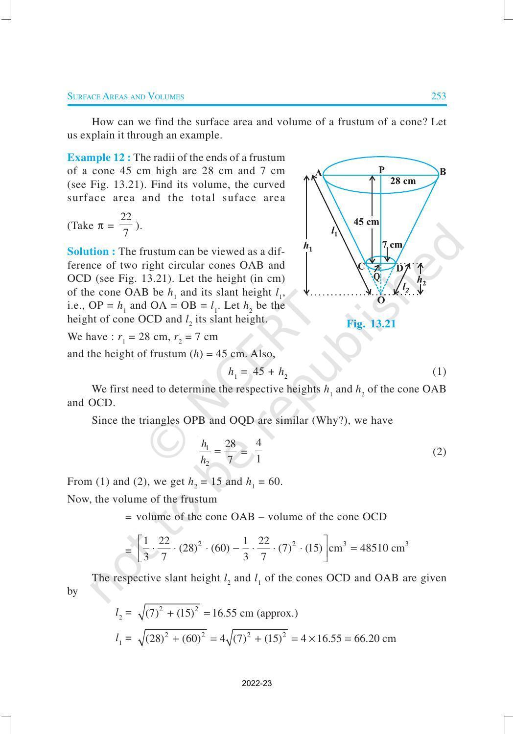 NCERT Book for Class 10 Maths Chapter 13 Surface Areas and Volumes - Page 15
