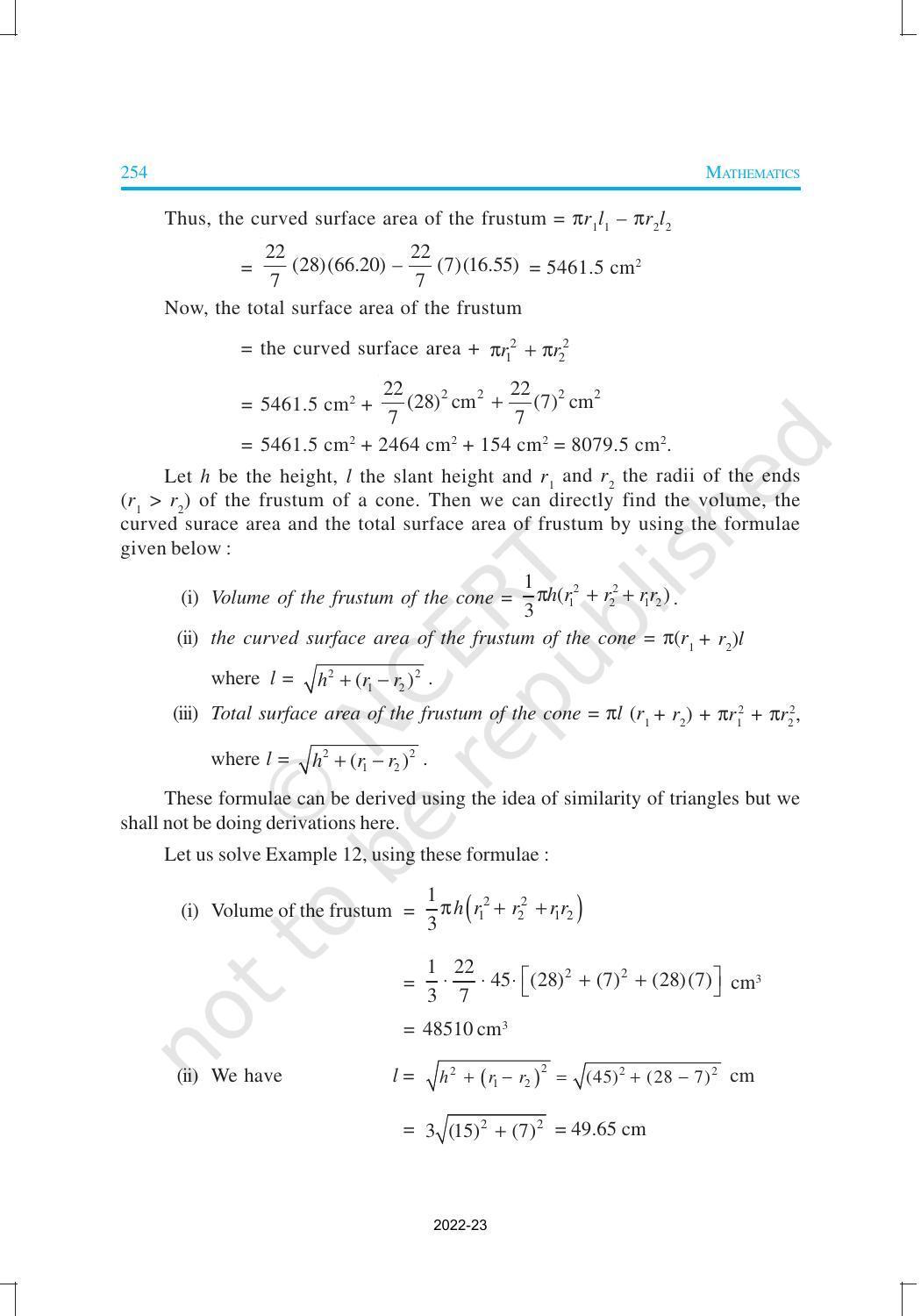 NCERT Book for Class 10 Maths Chapter 13 Surface Areas and Volumes - Page 16