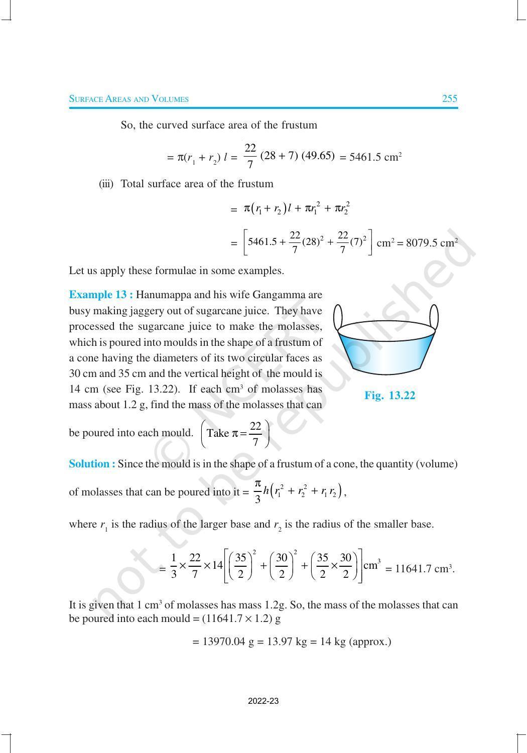 NCERT Book for Class 10 Maths Chapter 13 Surface Areas and Volumes - Page 17