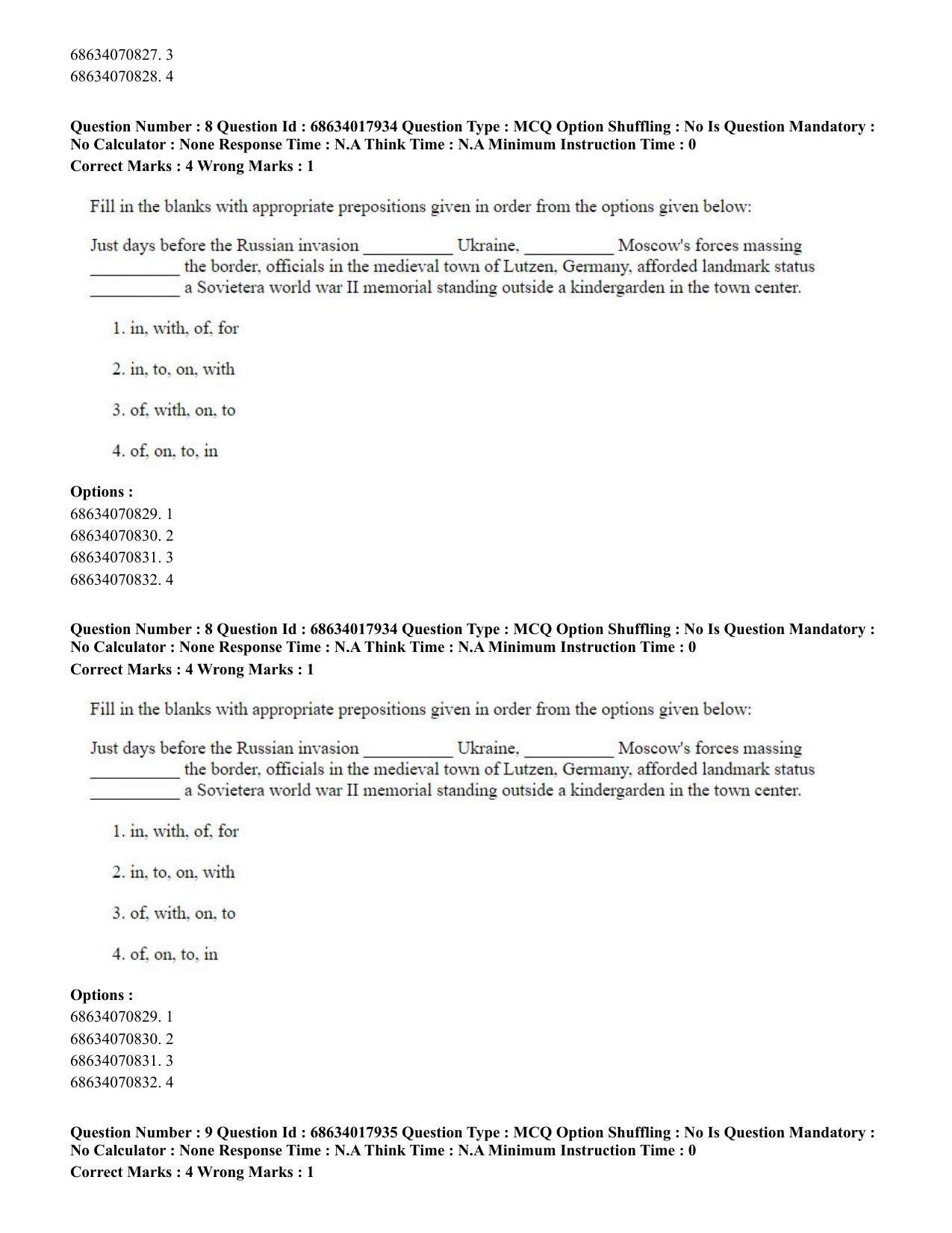 CUET PG 2023: SCQP13 - Forensic Science.(ENG) - Shift 3 (13-06-2023) Question Paper - Page 11