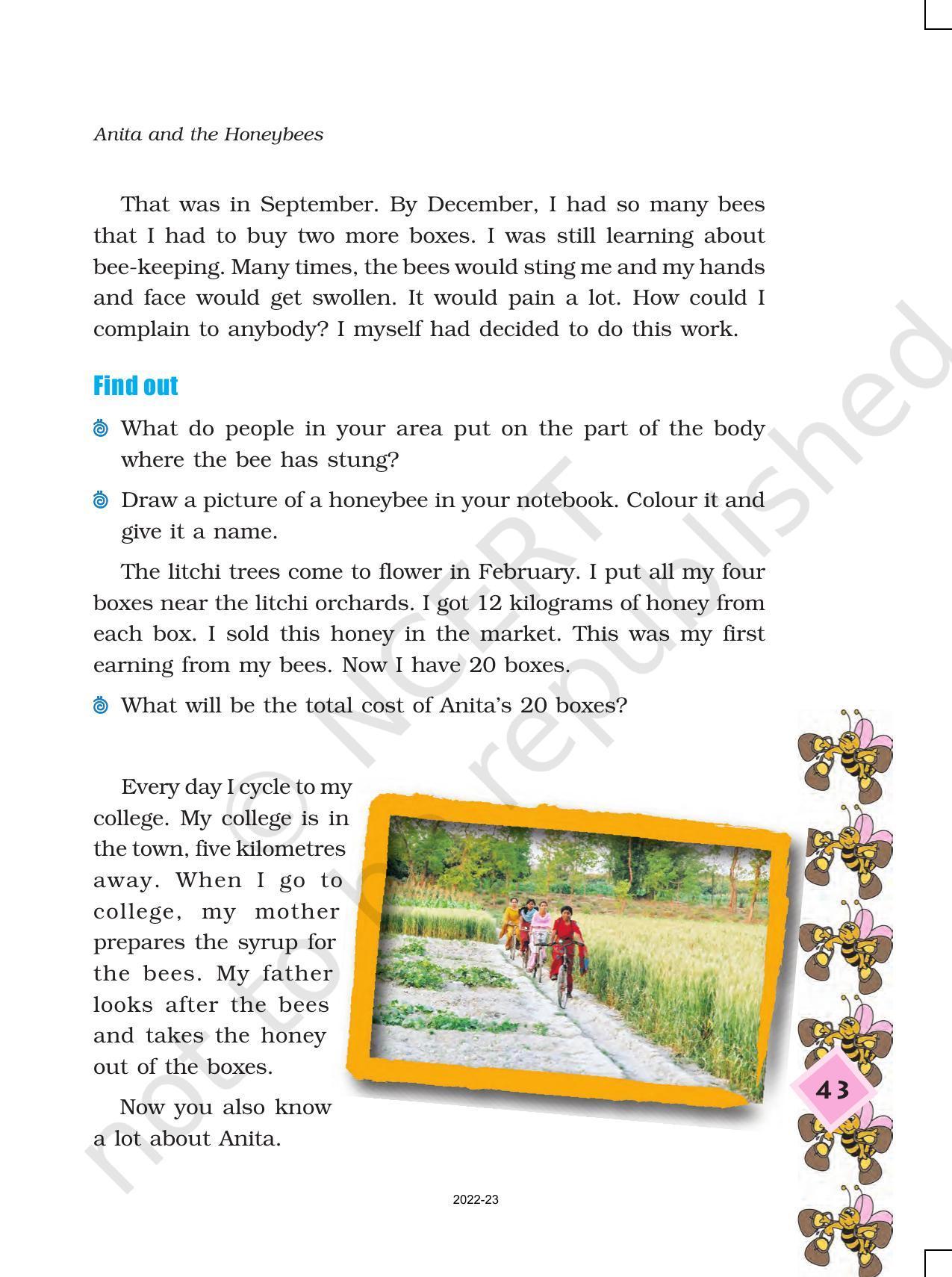 NCERT Book for Class 4 EVS Chapter 5 Anita and the Honeybees - Page 6