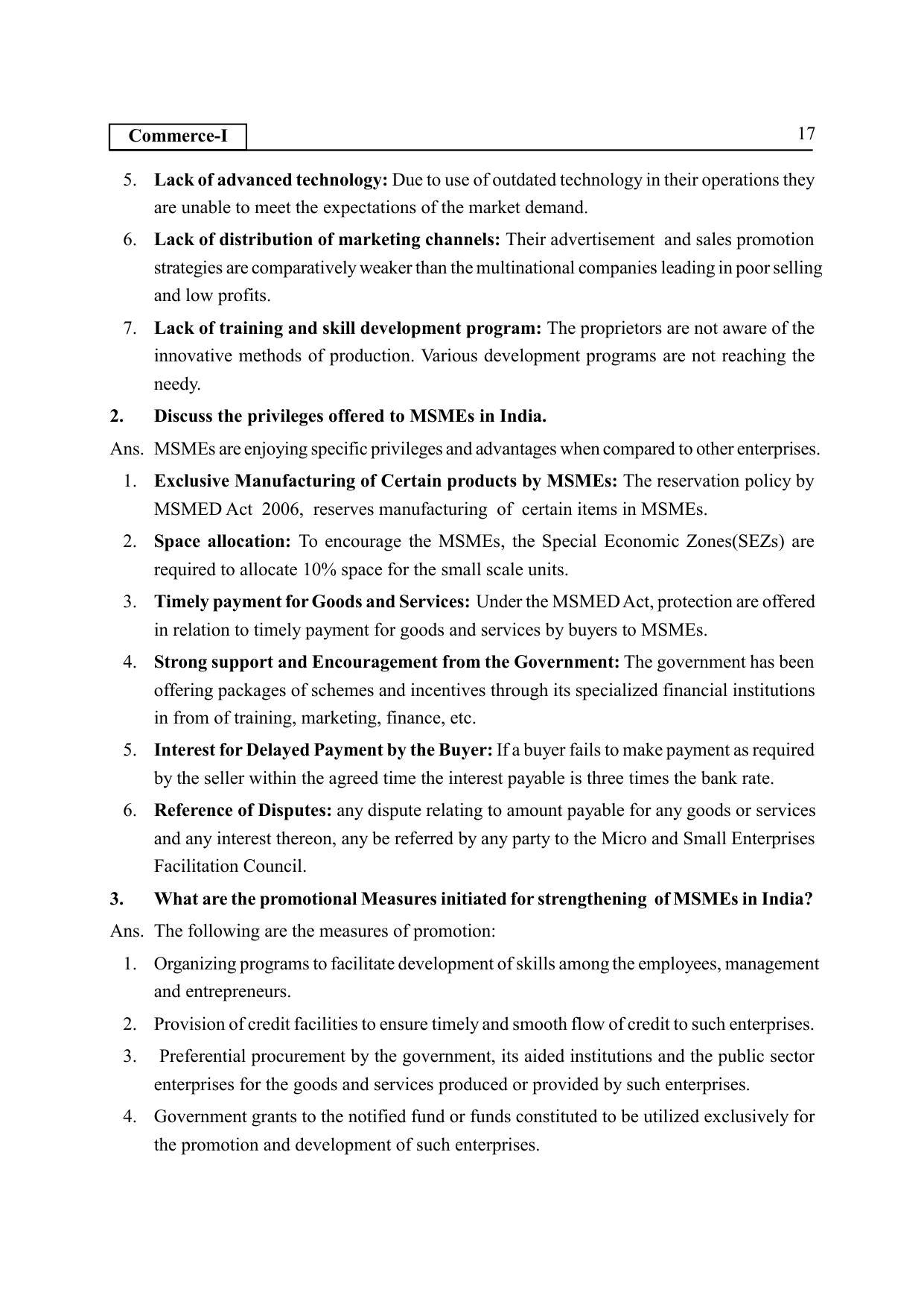 TS SCERT Inter 2nd Year Commerce &Accts I yr EM Path 1 (Telugu Medium) Text Book - Page 22