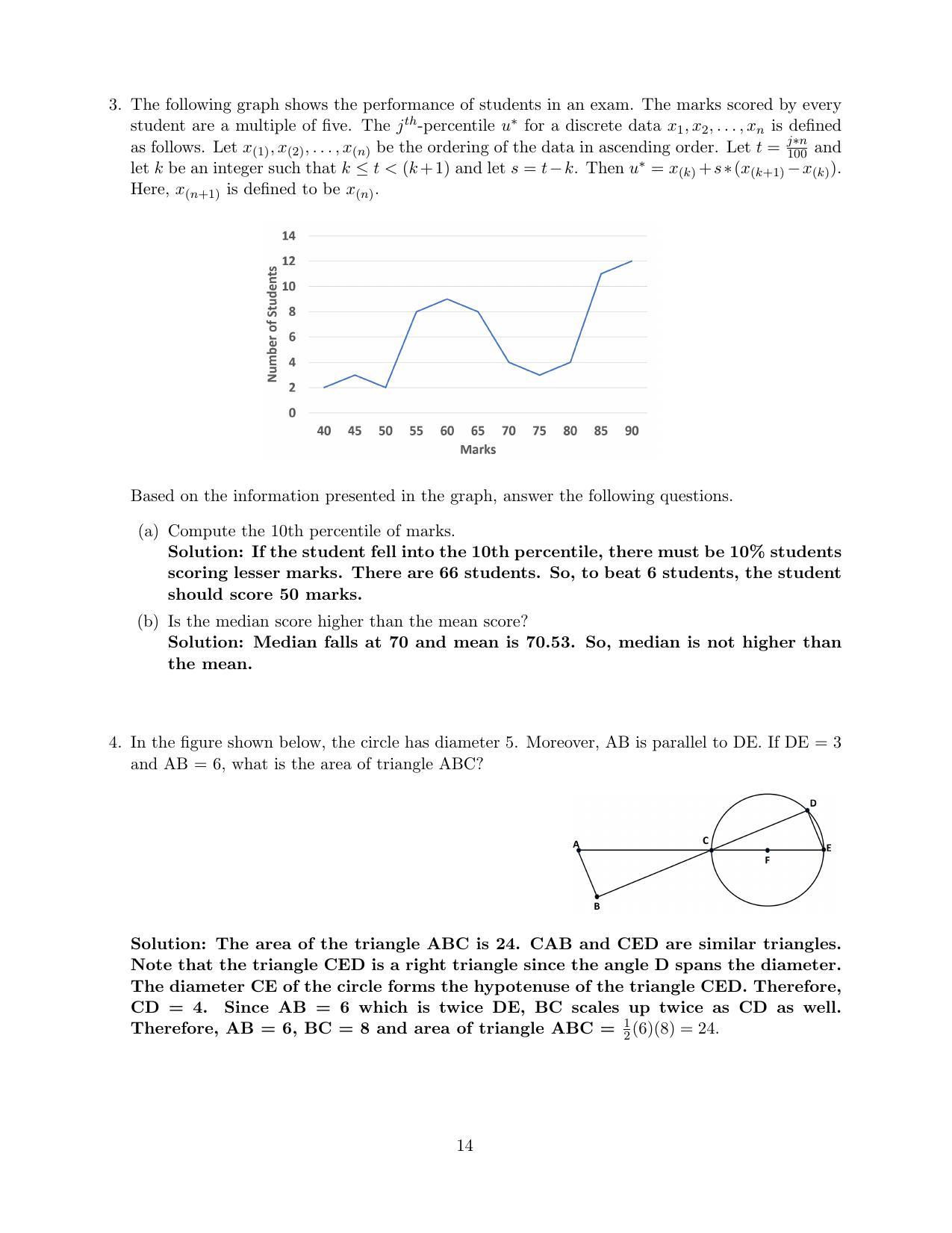 CMI Entrance Exam 2020 Solutions MSc Data Science - Page 14
