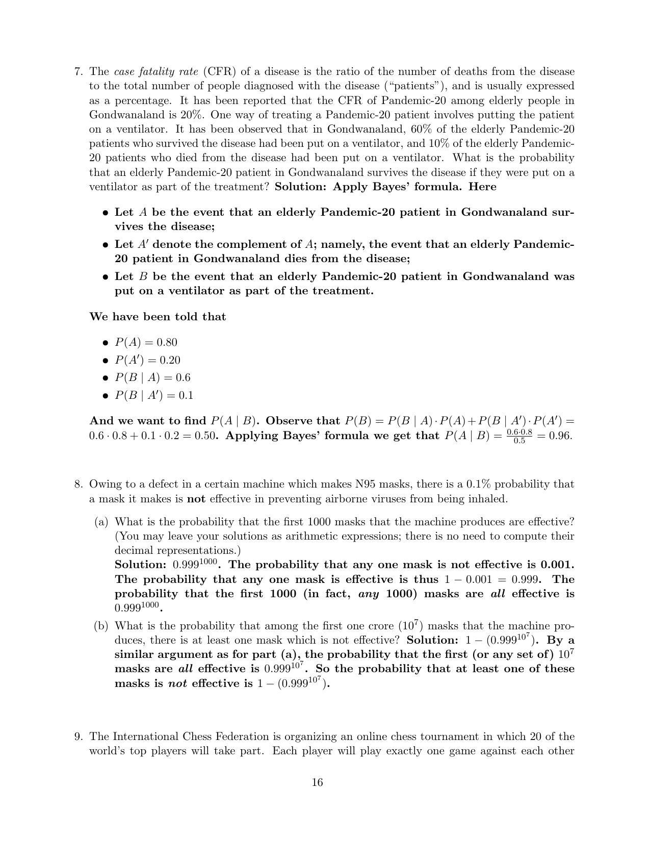 CMI Entrance Exam 2020 Solutions MSc Data Science - Page 16