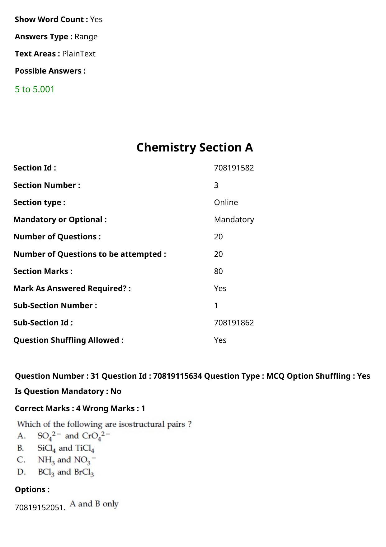 JEE Mains 2021: BTech Kannada (Shift 1) 24-02-2021 Question Paper - Page 37