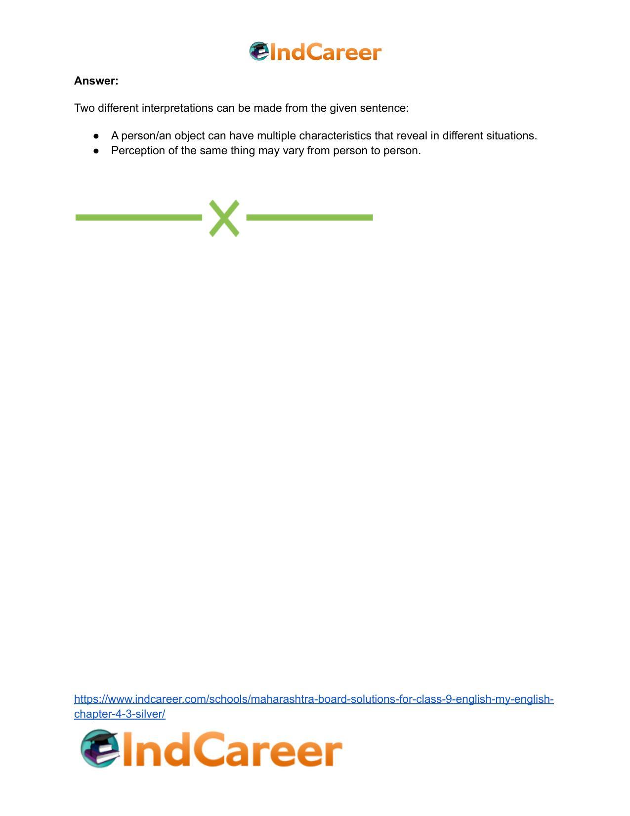 Maharashtra Board Solutions for Class 9- English (My English): Chapter 4.3- Silver - Page 8