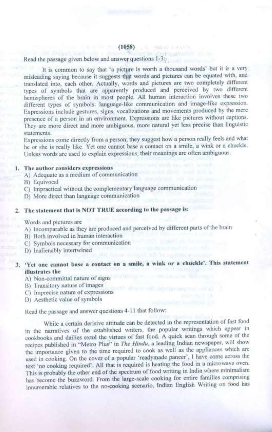 PUTHAT 2018 Question Paper - Page 2