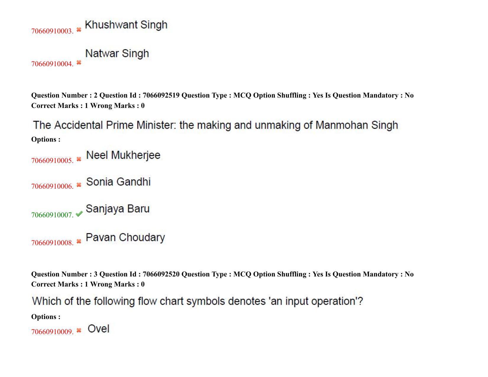 TS CPGET 2020 M.Lib.I.Sc. (2 years) & (B.Lib.I.Sc) 1 year (Shift 2) Question Paper with Answer Key - Page 3