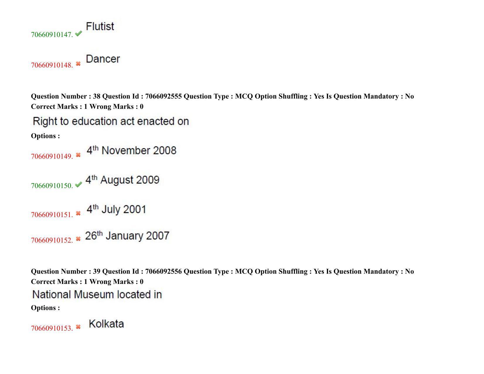 TS CPGET 2020 M.Lib.I.Sc. (2 years) & (B.Lib.I.Sc) 1 year (Shift 2) Question Paper with Answer Key - Page 23