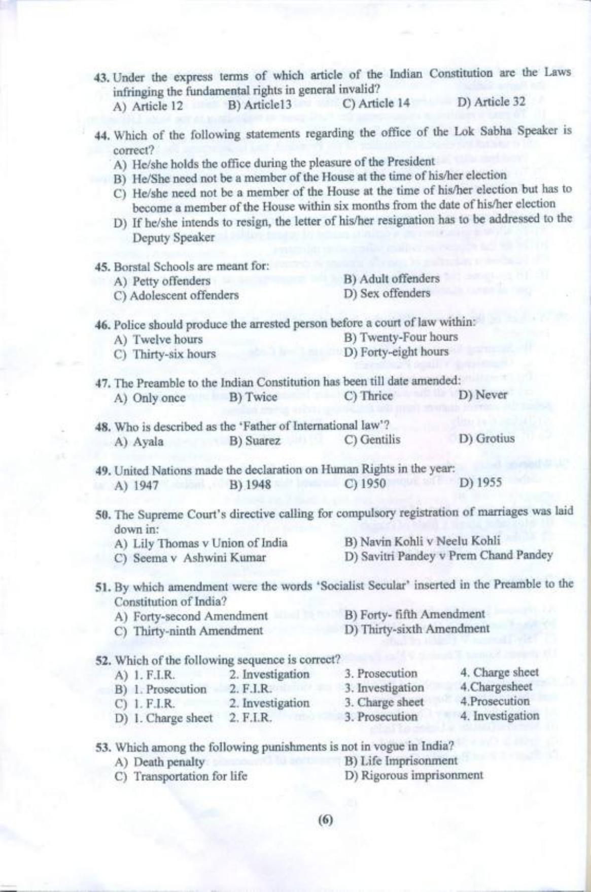 PU LLB 2018 Question Paper - Page 7