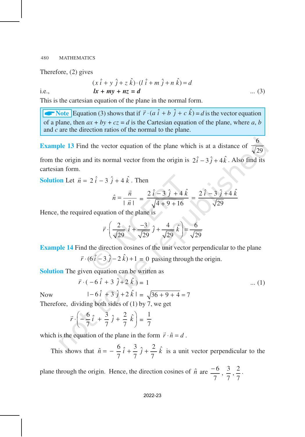 NCERT Book for Class 12 Maths Chapter 11 Three Dimensional Geometry - Page 18