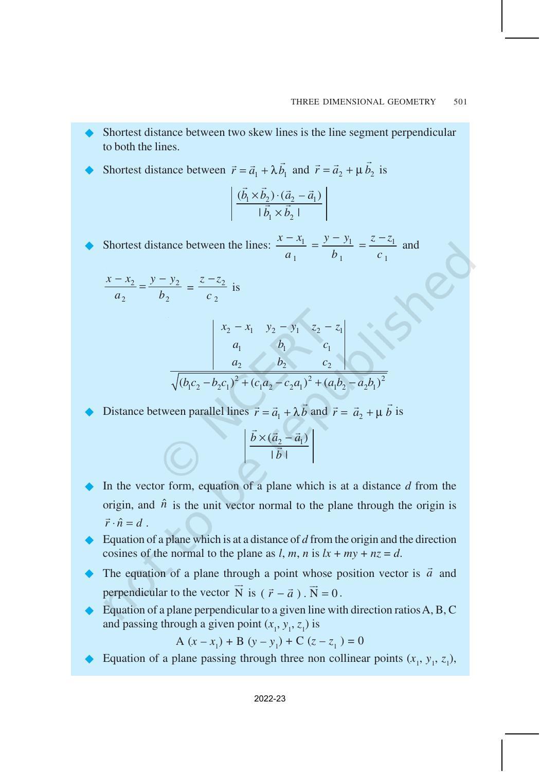 NCERT Book for Class 12 Maths Chapter 11 Three Dimensional Geometry - Page 39