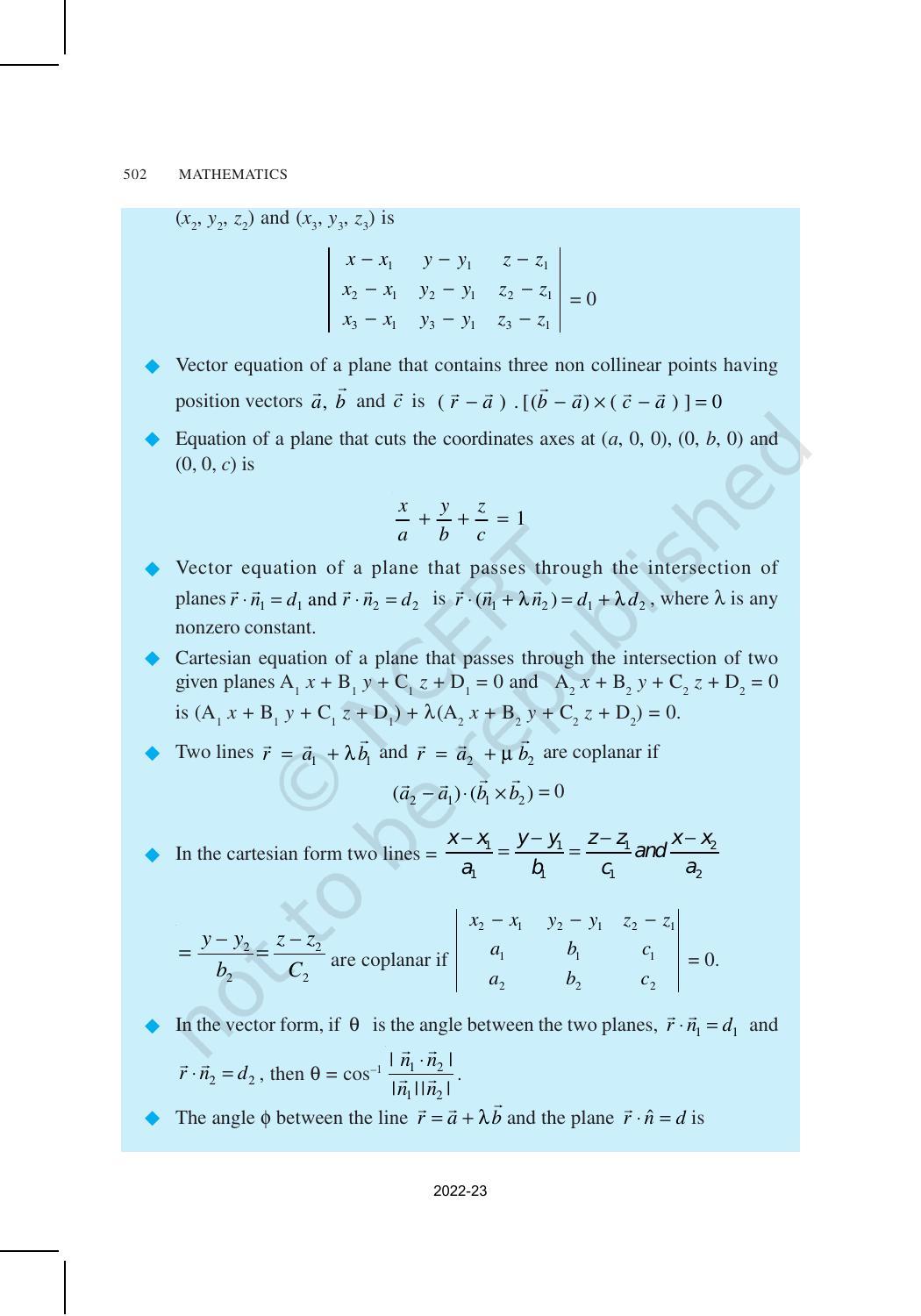 NCERT Book for Class 12 Maths Chapter 11 Three Dimensional Geometry - Page 40