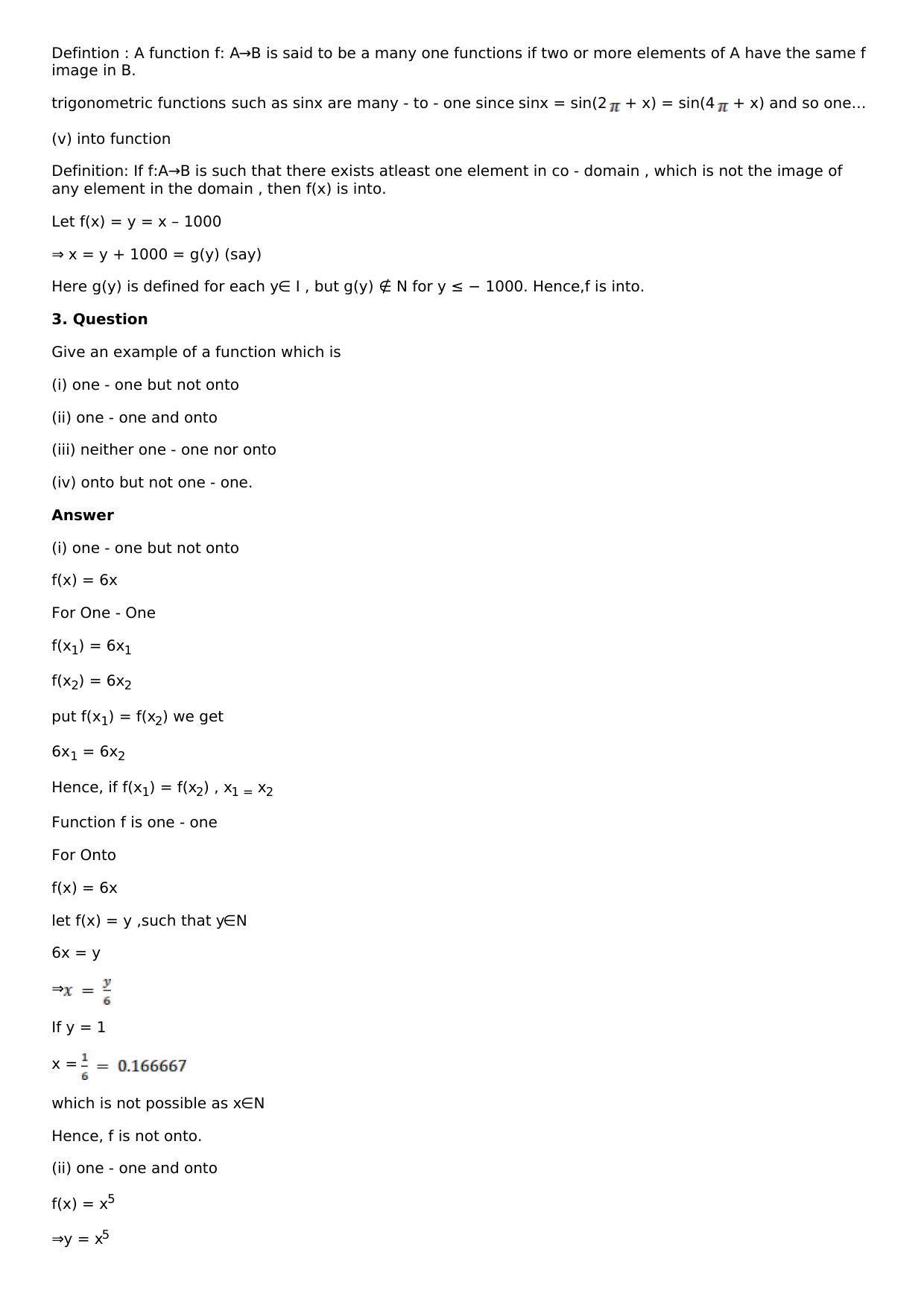 Chapter 2: Functions Solutions: RS Aggarwal Class 12 Solutions  - Page 2