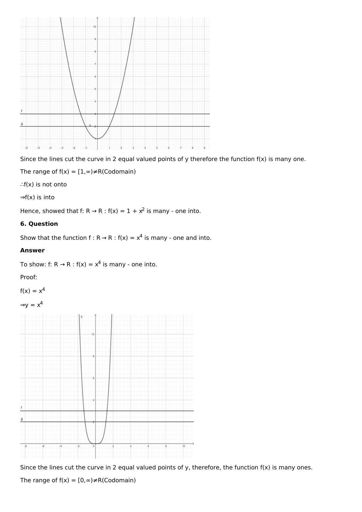 Chapter 2: Functions Solutions: RS Aggarwal Class 12 Solutions  - Page 5