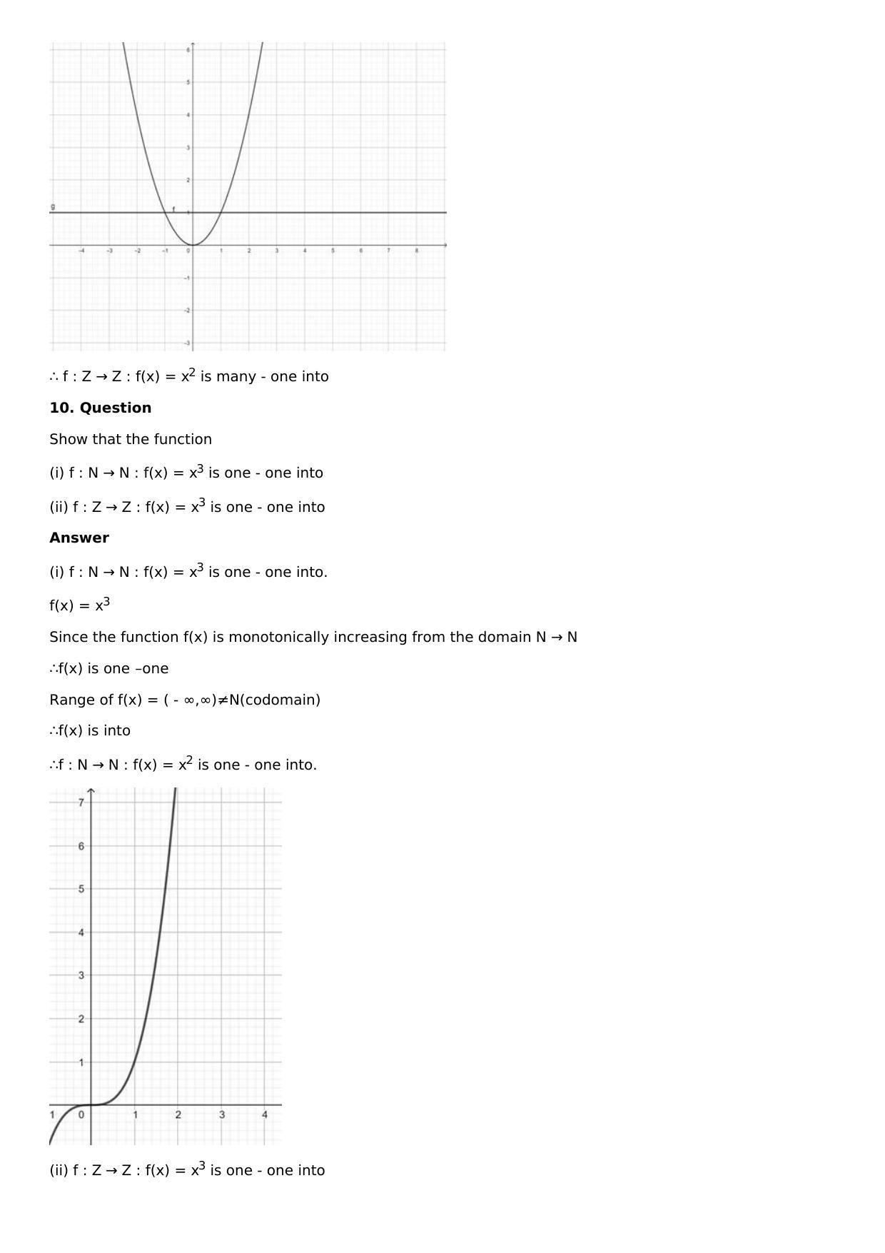 Chapter 2: Functions Solutions: RS Aggarwal Class 12 Solutions  - Page 9