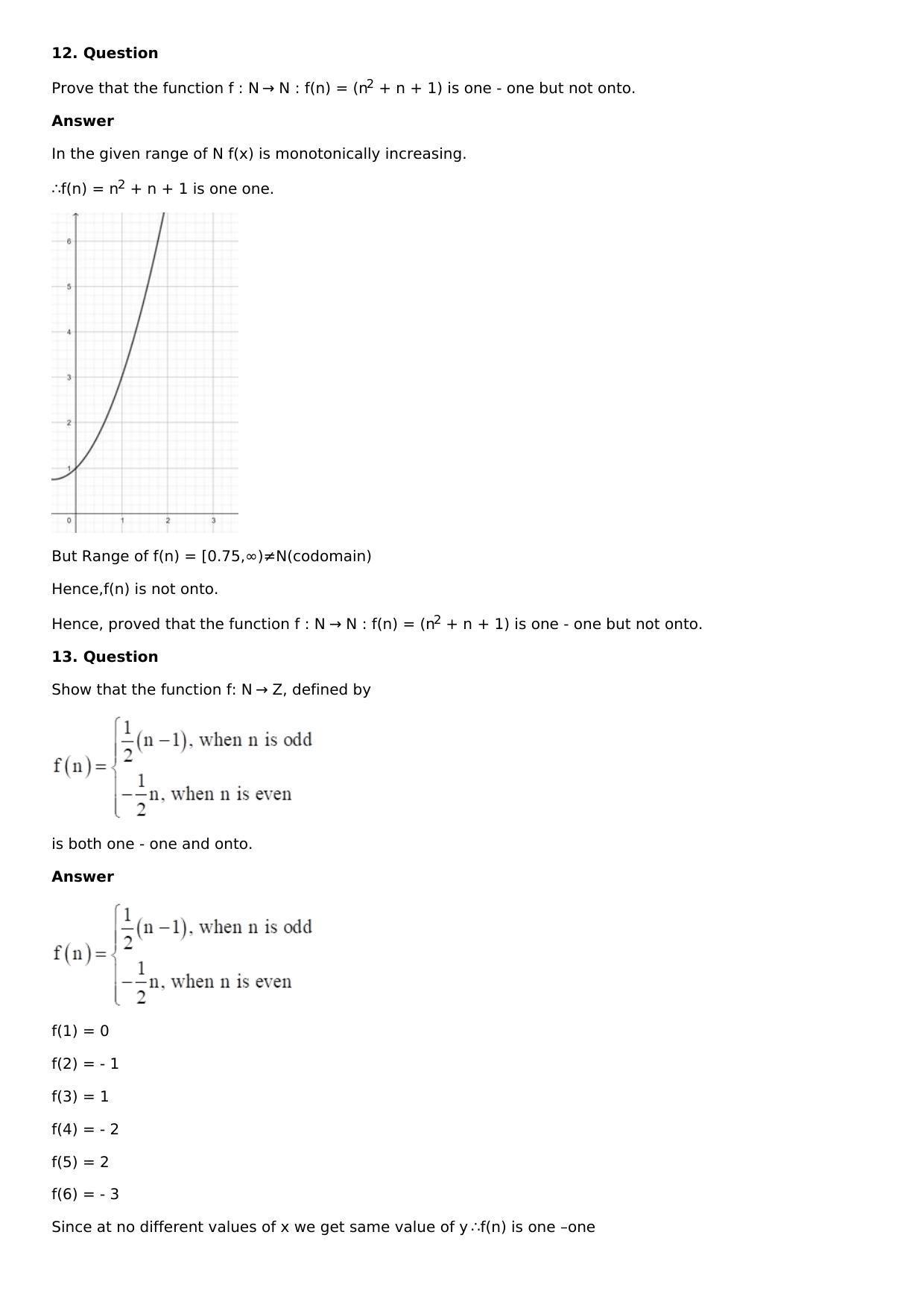 Chapter 2: Functions Solutions: RS Aggarwal Class 12 Solutions  - Page 11