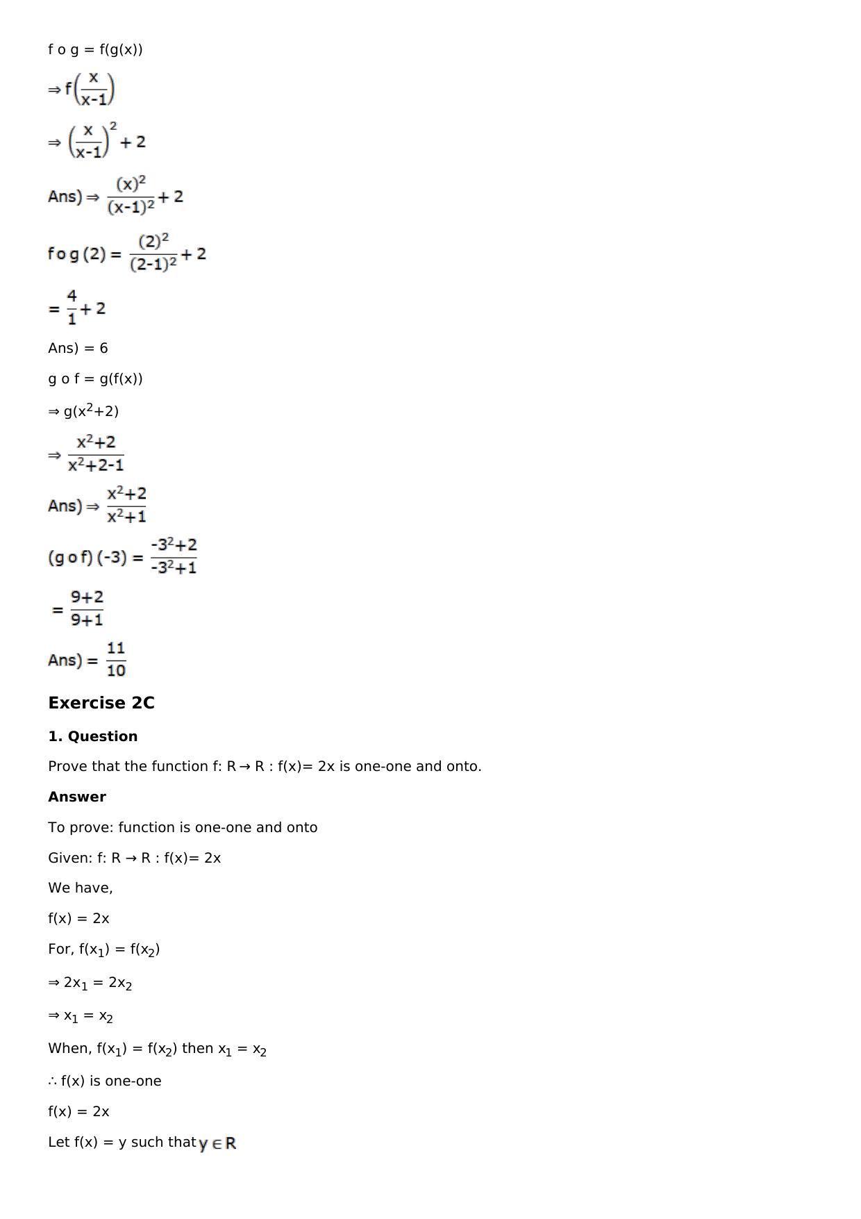 Chapter 2: Functions Solutions: RS Aggarwal Class 12 Solutions  - Page 23