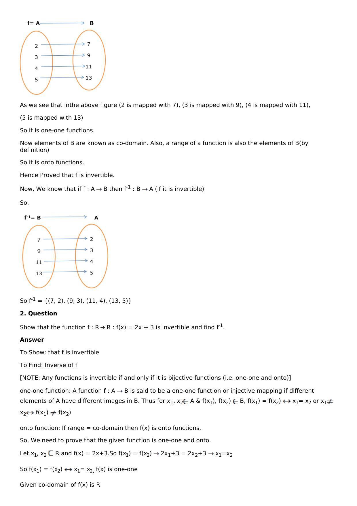 Chapter 2: Functions Solutions: RS Aggarwal Class 12 Solutions  - Page 34