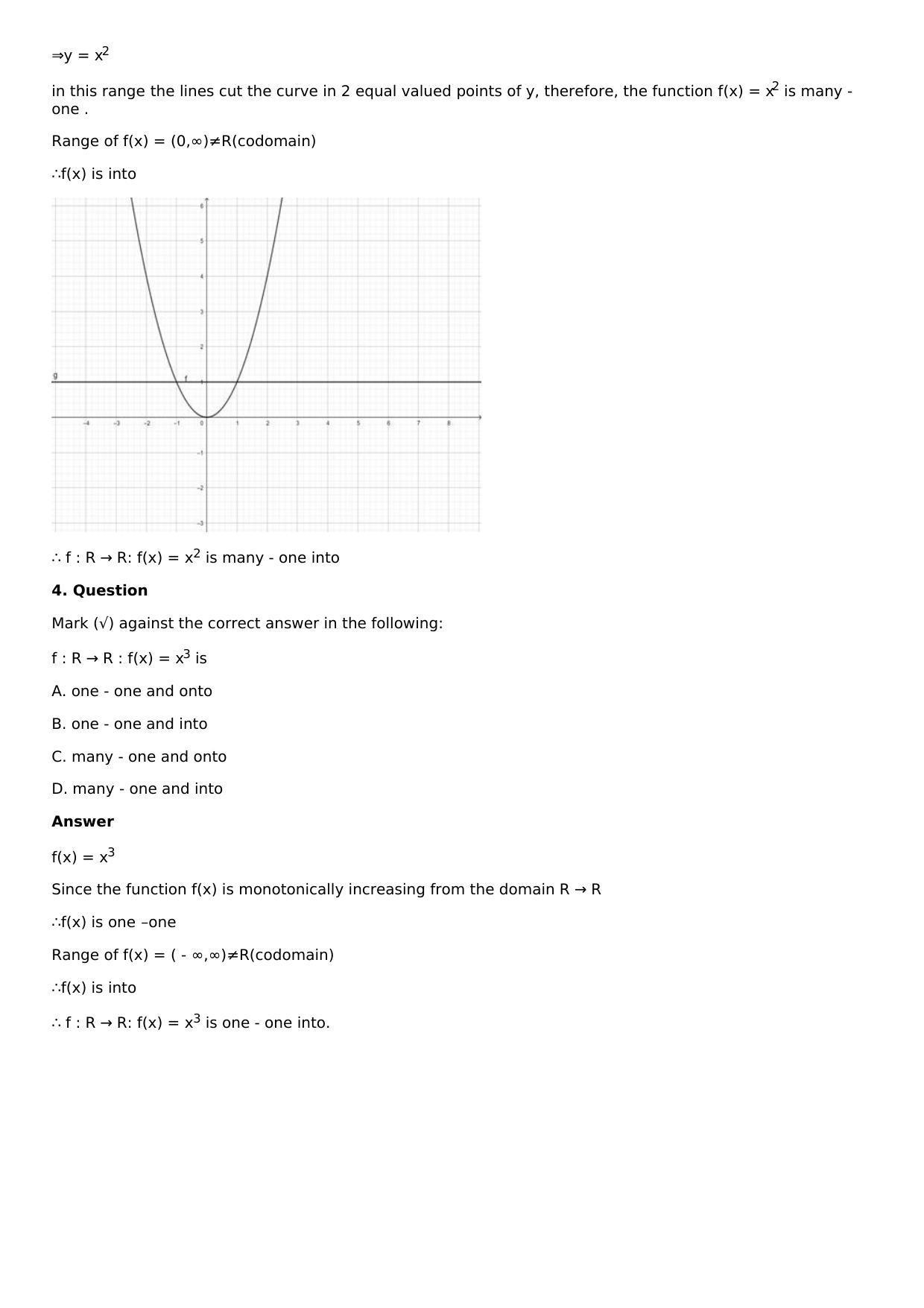 Chapter 2: Functions Solutions: RS Aggarwal Class 12 Solutions  - Page 42