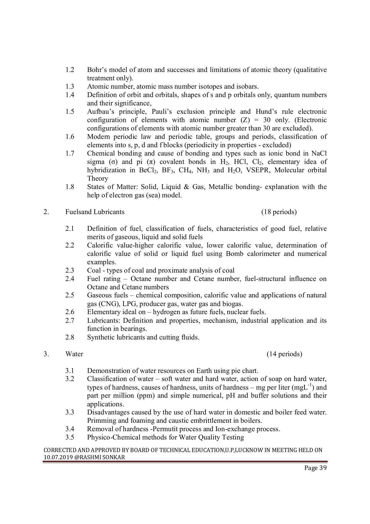EFFECTIVE FROM JULY 2019-20 - SIX SEMESTER DIPLOMA COURSE IN MECHANICAL ENGINEERING ( AUTOMOBILE) - Page 39